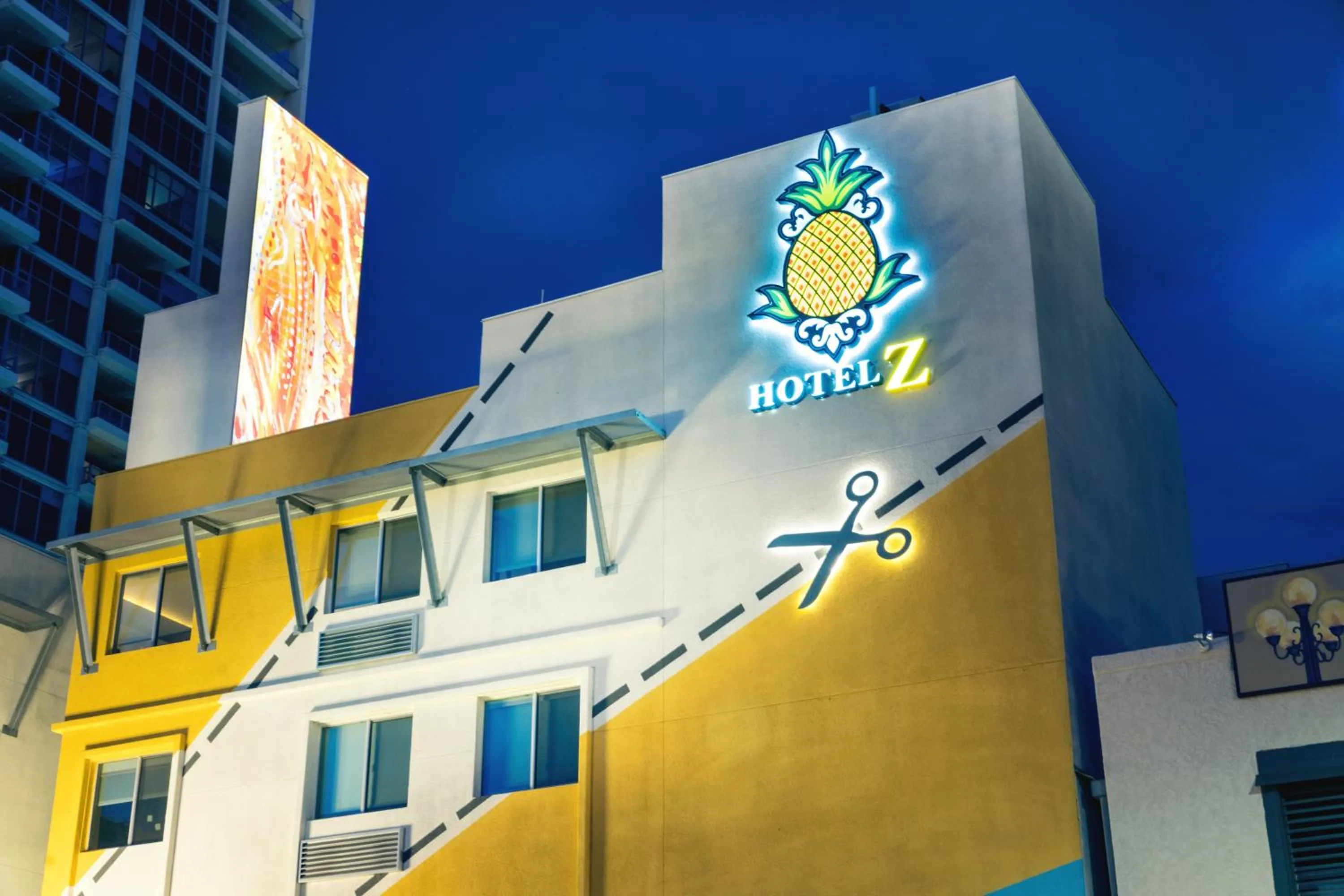 Property building in Staypineapple, Hotel Z, Gaslamp San Diego