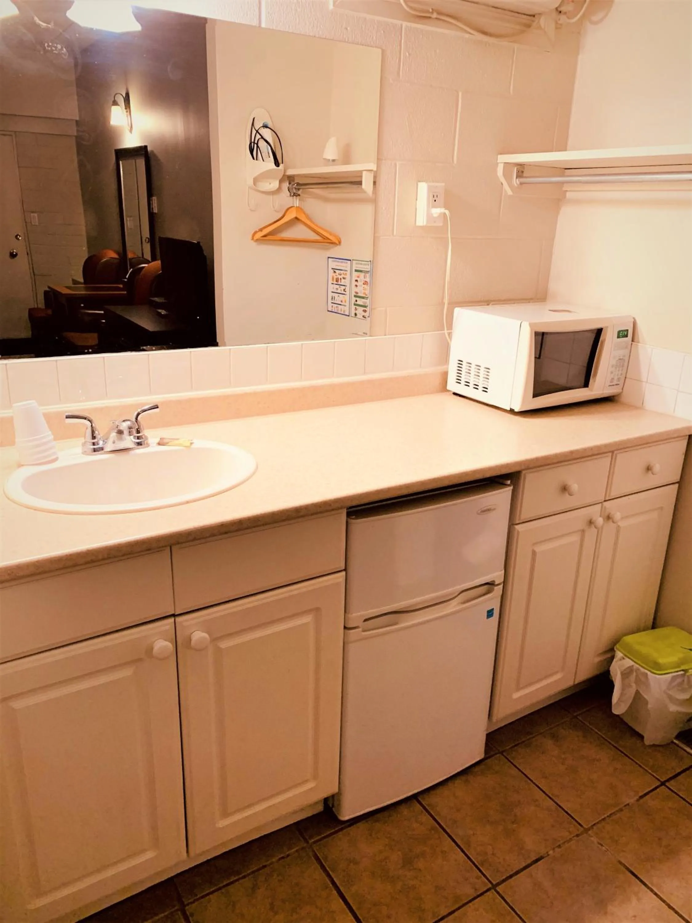 Kitchen or kitchenette in Red Carpet Inn & Suites