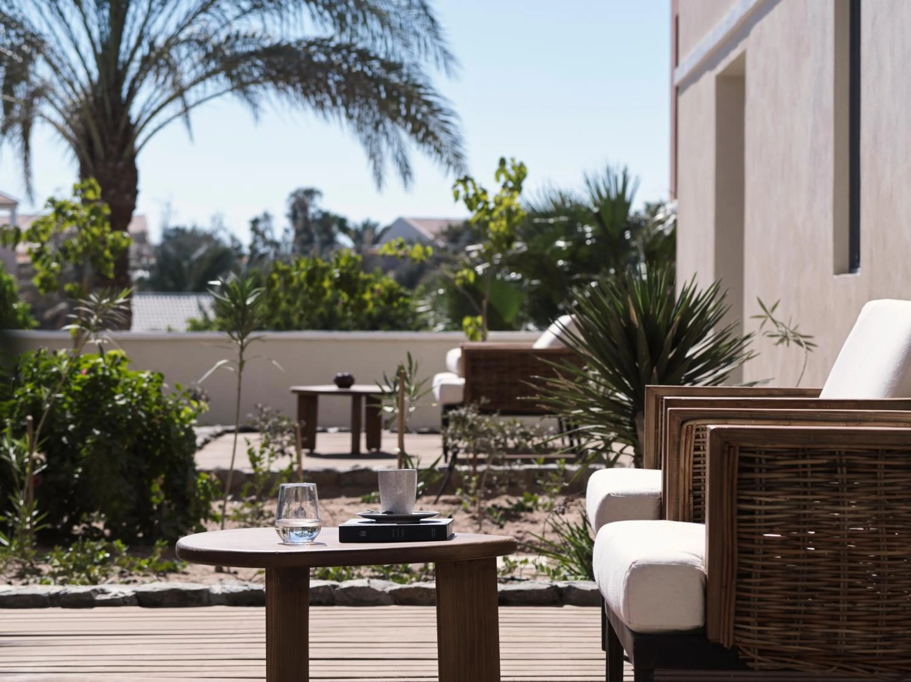 Garden view in The Chedi El Gouna