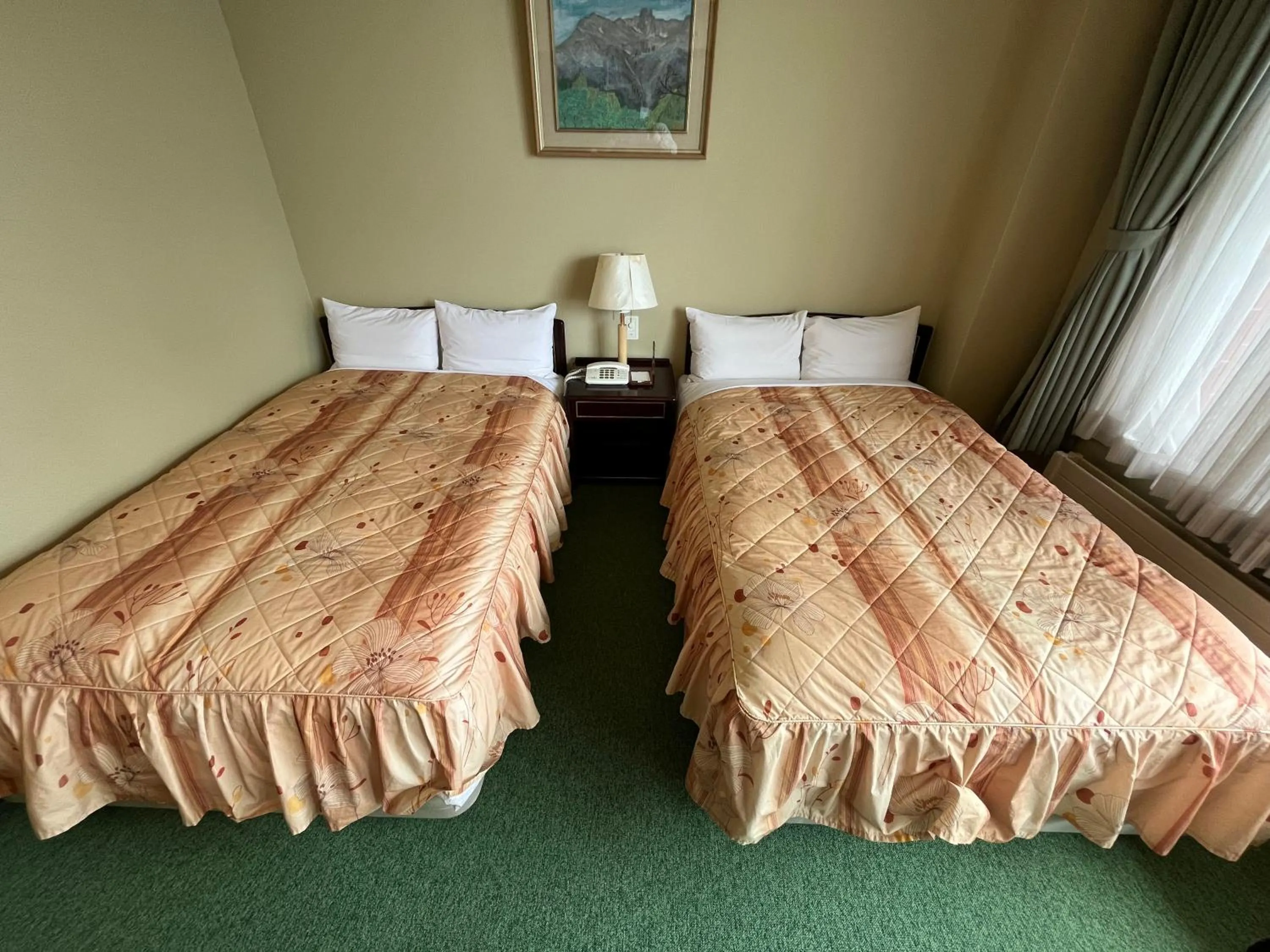 Bed in Sapporo's Secret Onsen Sanctuary Marukoma Onsen Ryokan