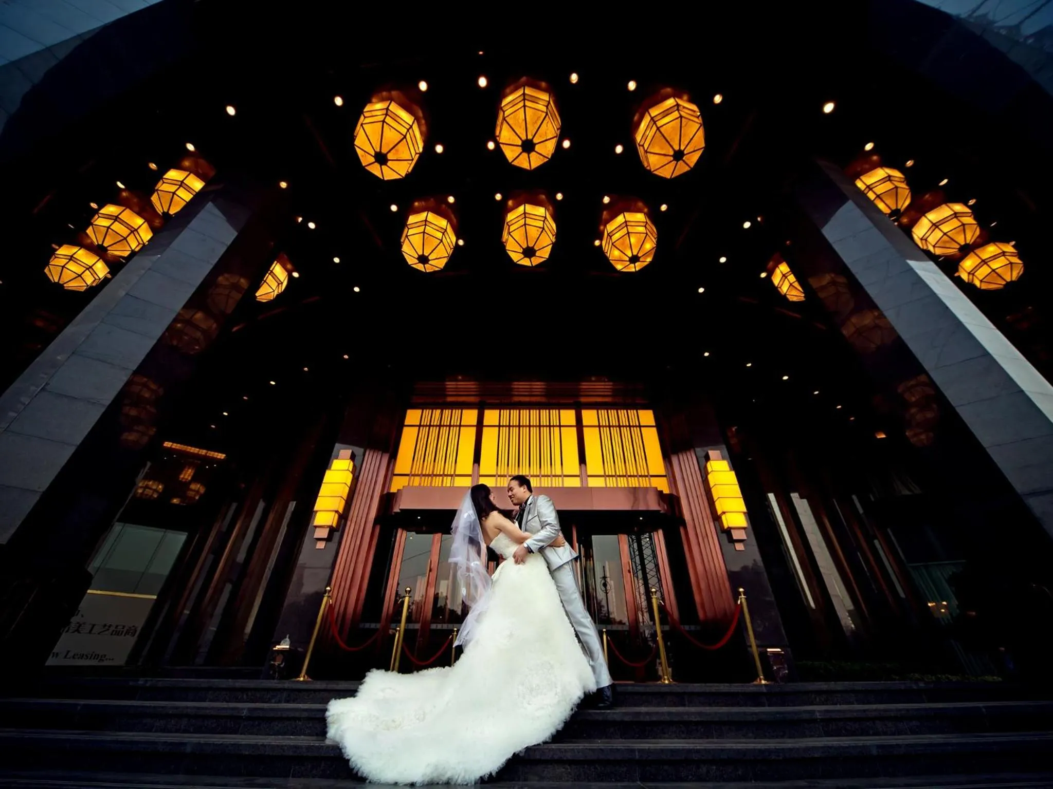 Facade/entrance in Optics Valley Kingdom Plaza Wuhan