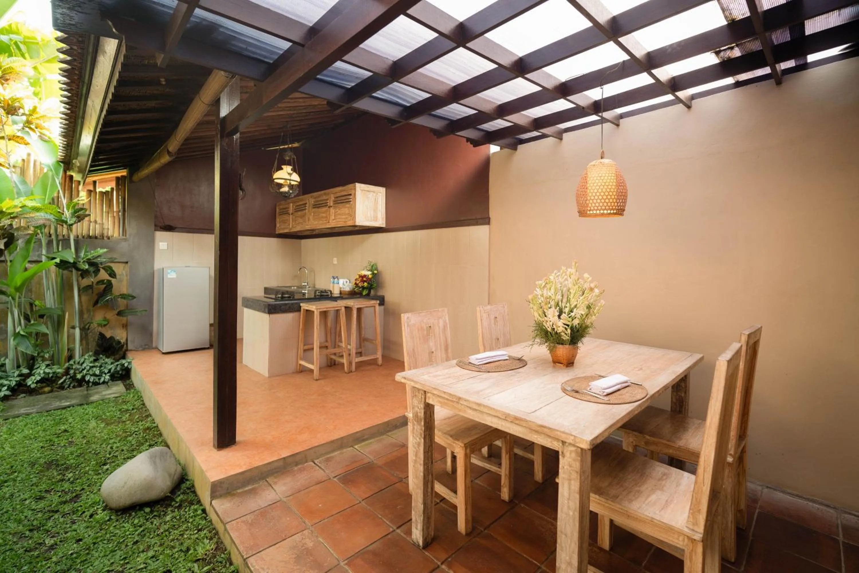 Dining area in Villa Nini