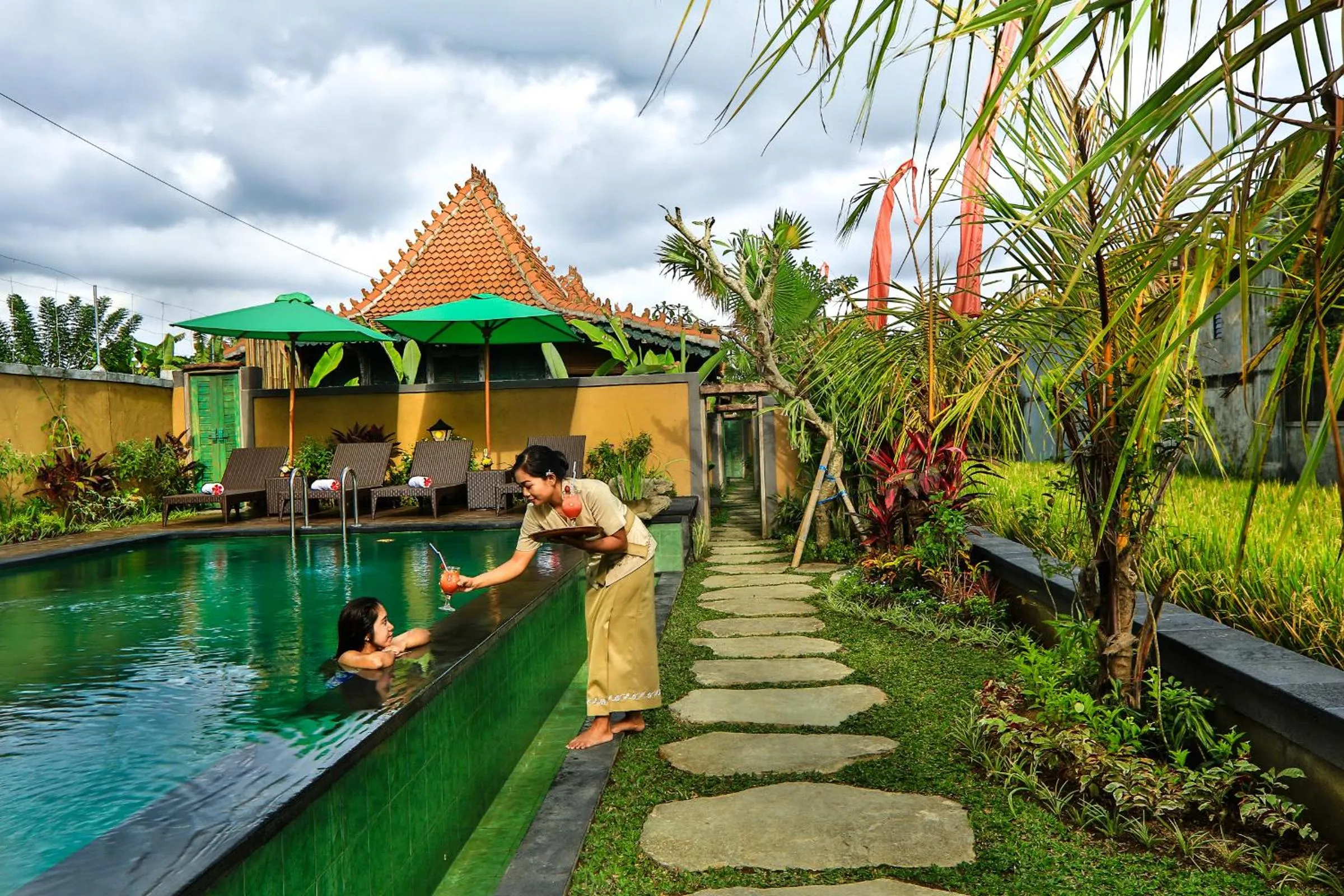 Swimming pool in Villa Nini