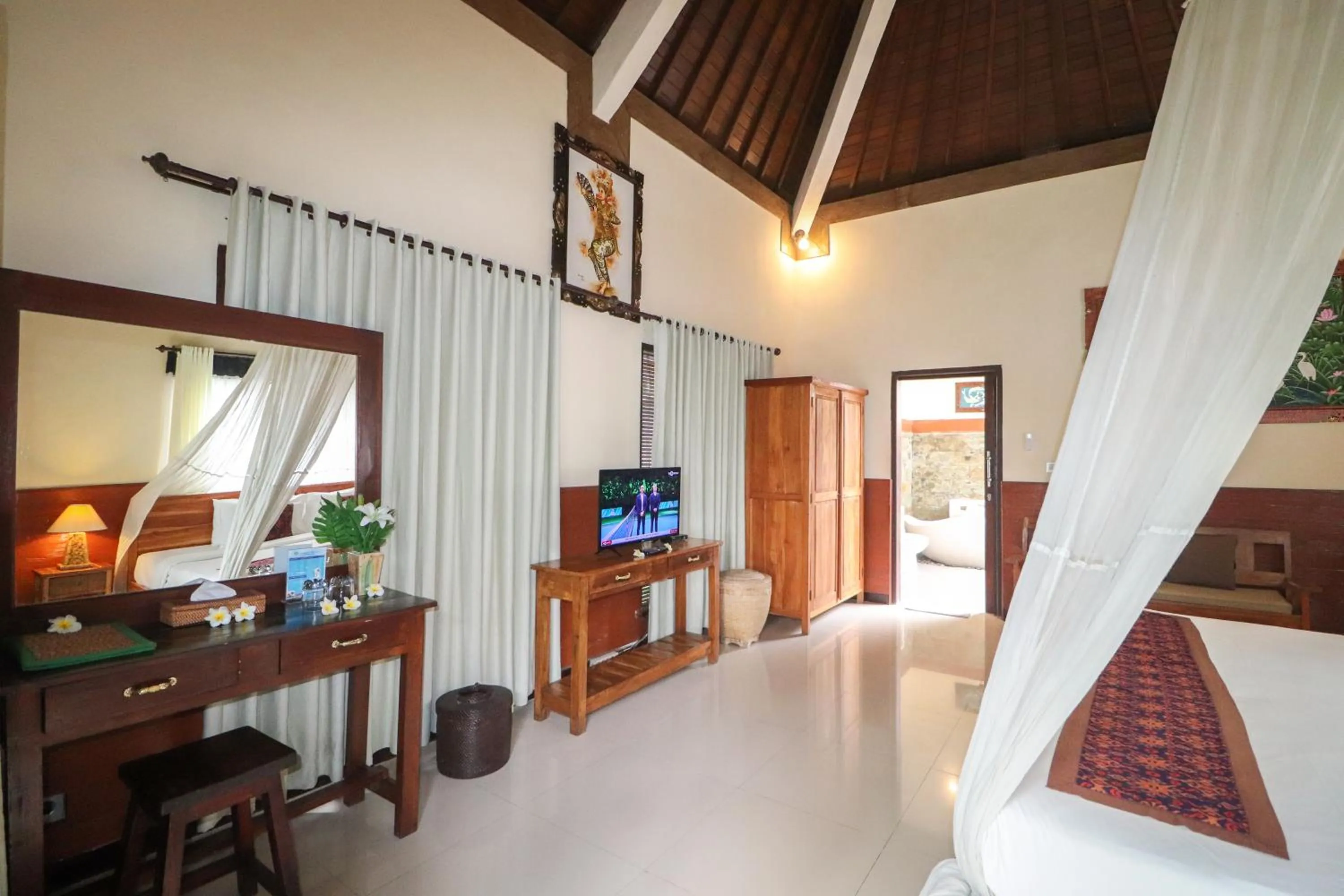 TV and multimedia in Villa JJ and Spa Ubud