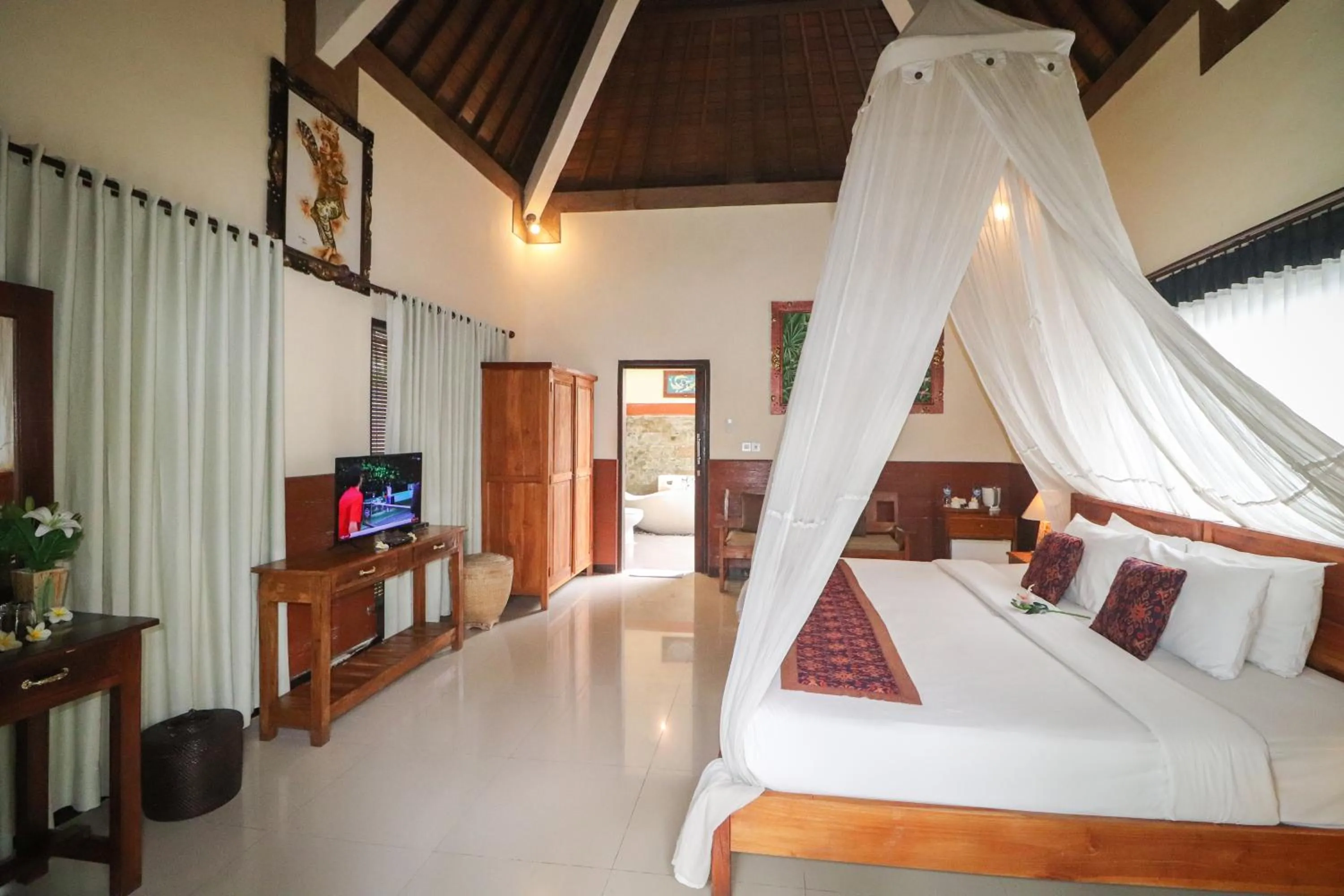 Bedroom, Bed in Villa JJ and Spa Ubud