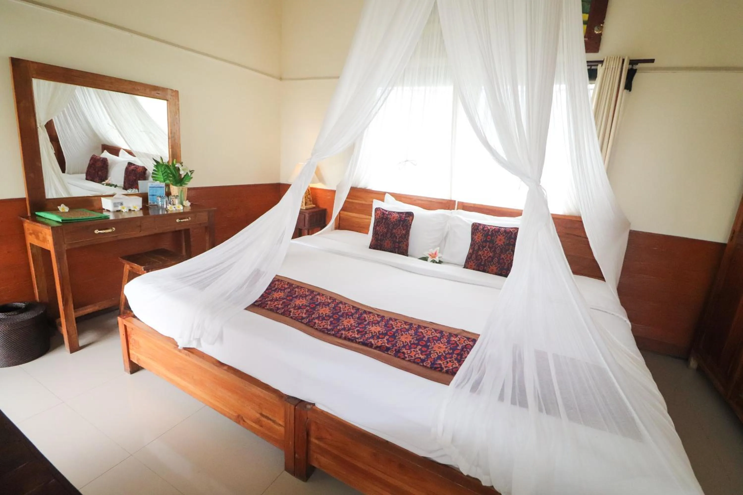 Bed in Villa JJ and Spa Ubud