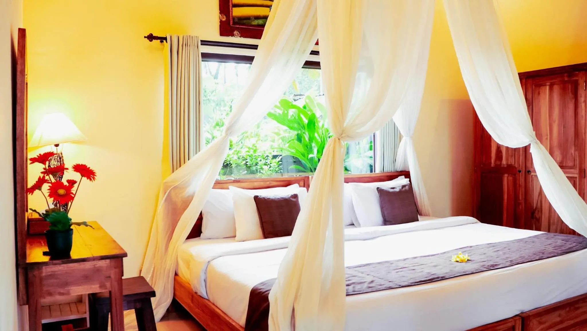 Bedroom, Bed in Villa JJ and Spa Ubud