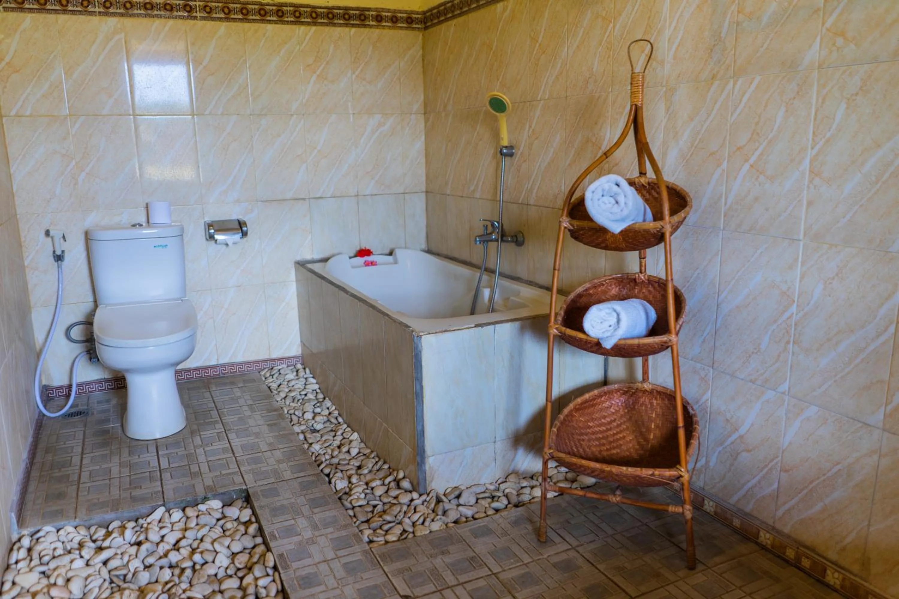 Shower in Villa JJ and Spa Ubud