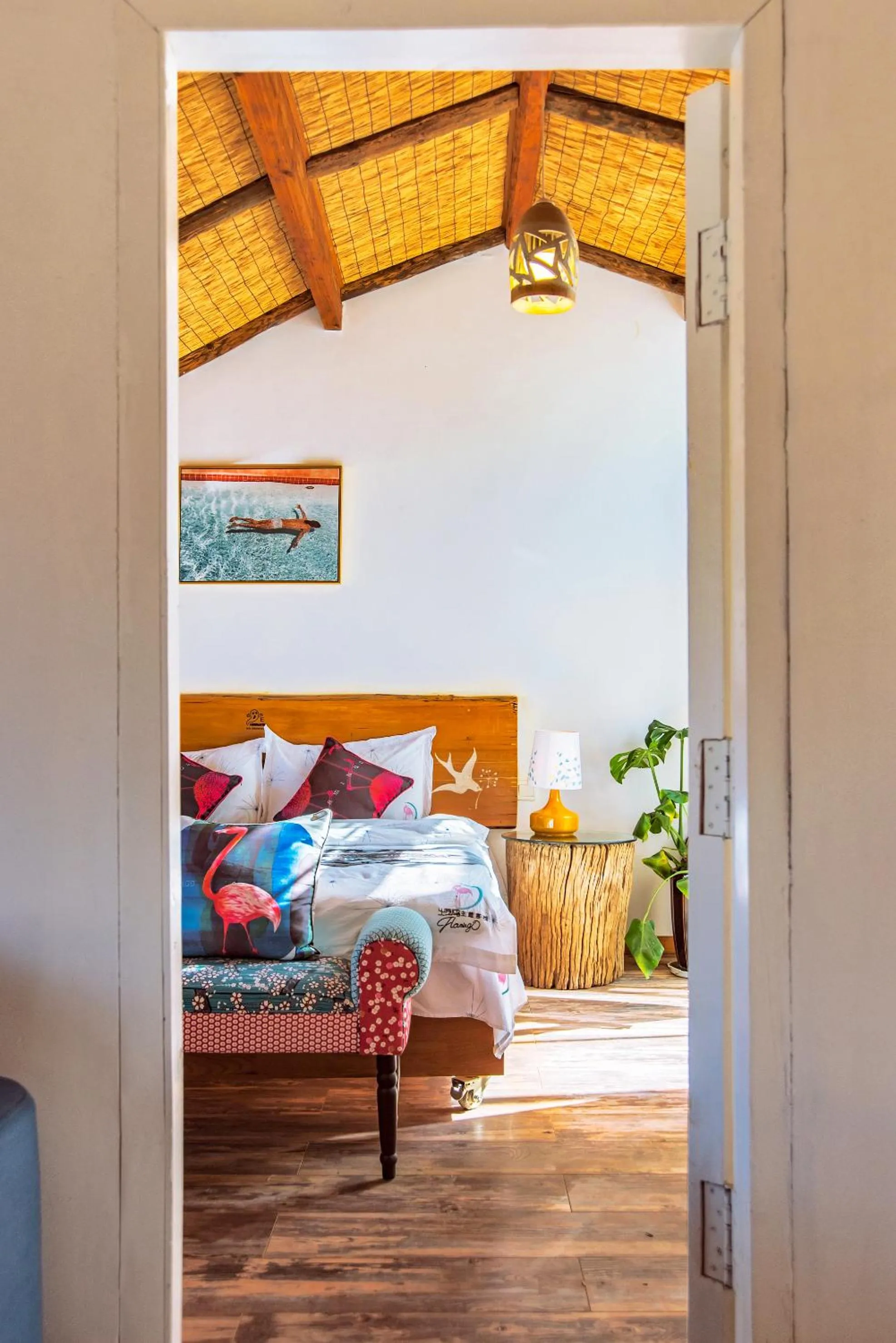 Photo of the whole room, Bed in Baisha Flamingo Hotel