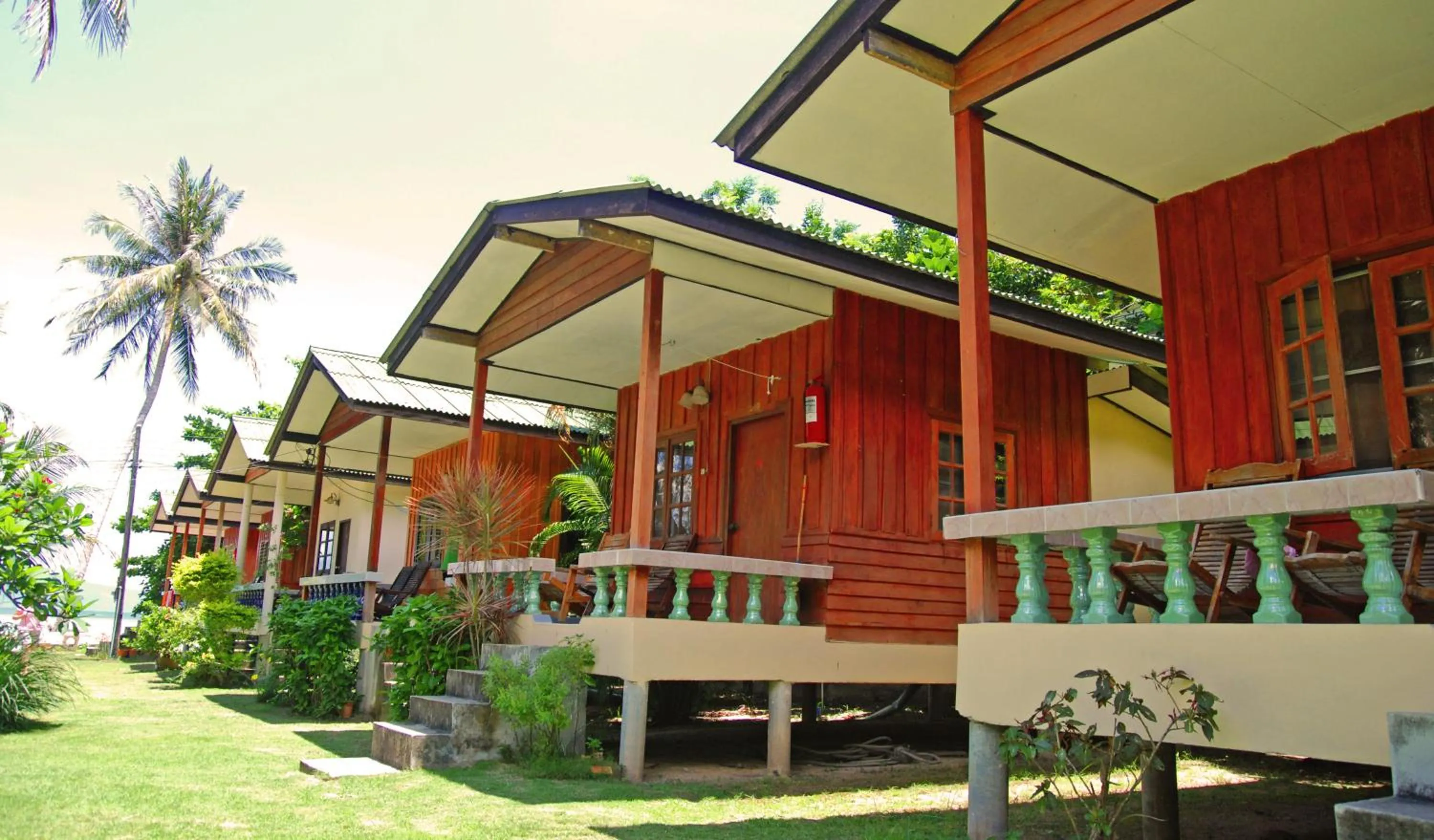 Garden view in Blue Lotus Resort