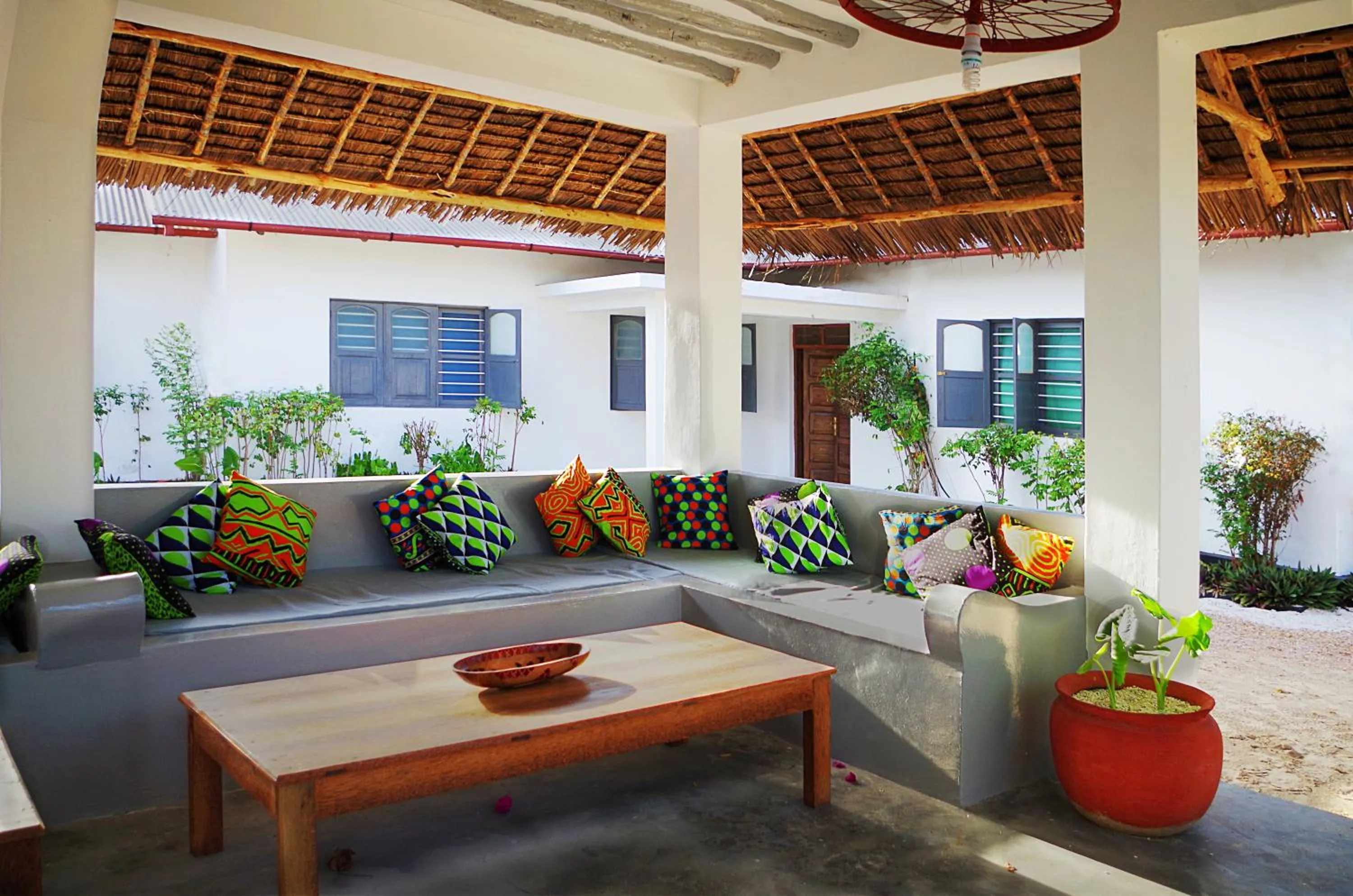 Patio in Kimte Beach Lodge