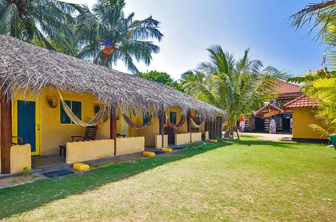 Balcony/Terrace in De Silva Wind Resort Kalpitiya - Kitesurfing School Sri Lanka