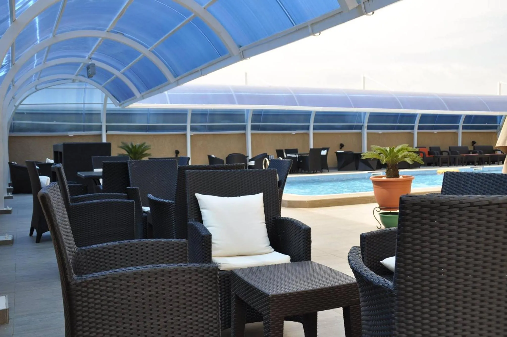 Swimming pool in Nippon Grand Hotel and Apartment