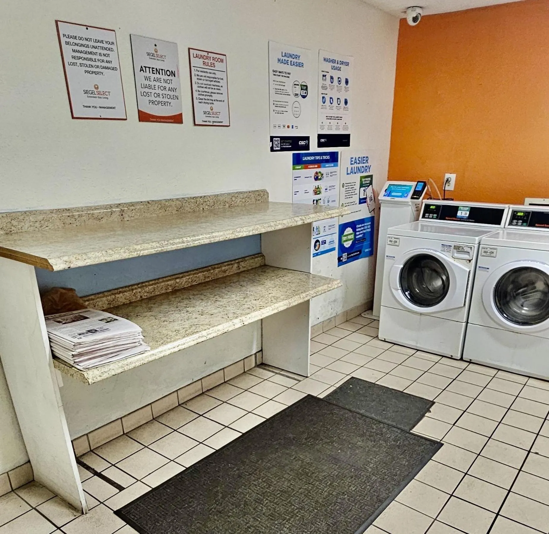 laundry in Siegel Select Orange Park