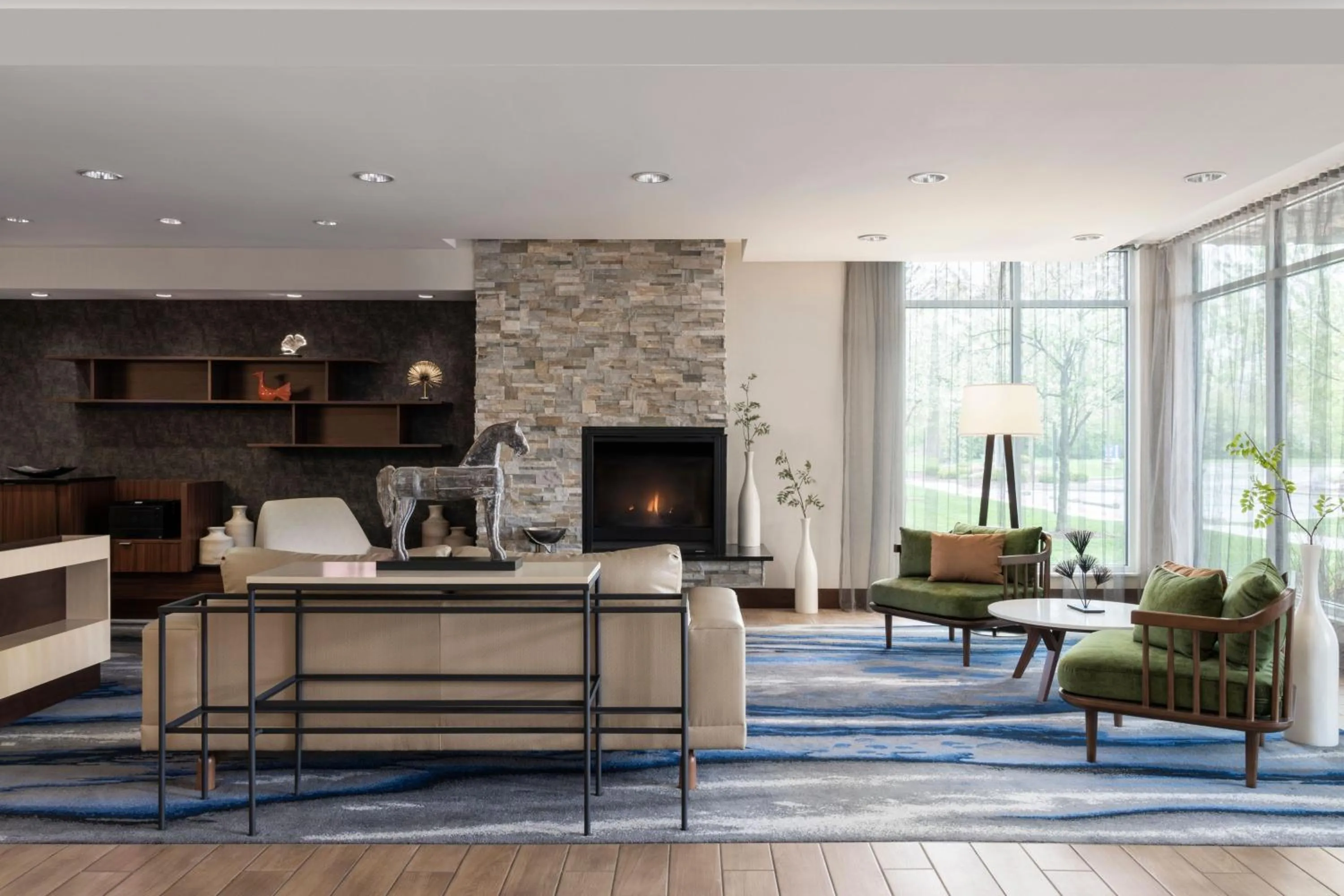 Lobby or reception in Fairfield Inn & Suites by Marriott Akron Fairlawn