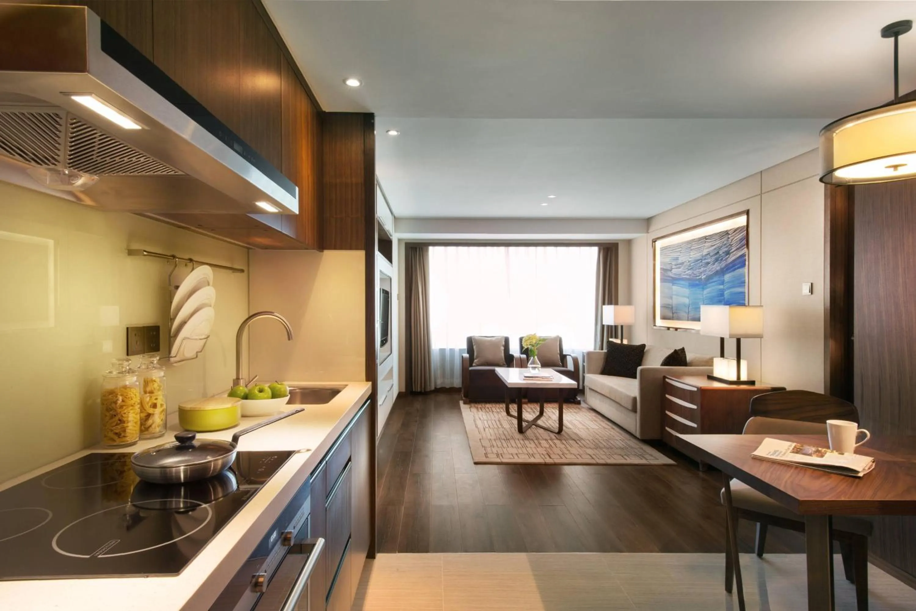 Bedroom in Marriott Executive Apartments Tianjin TEDA