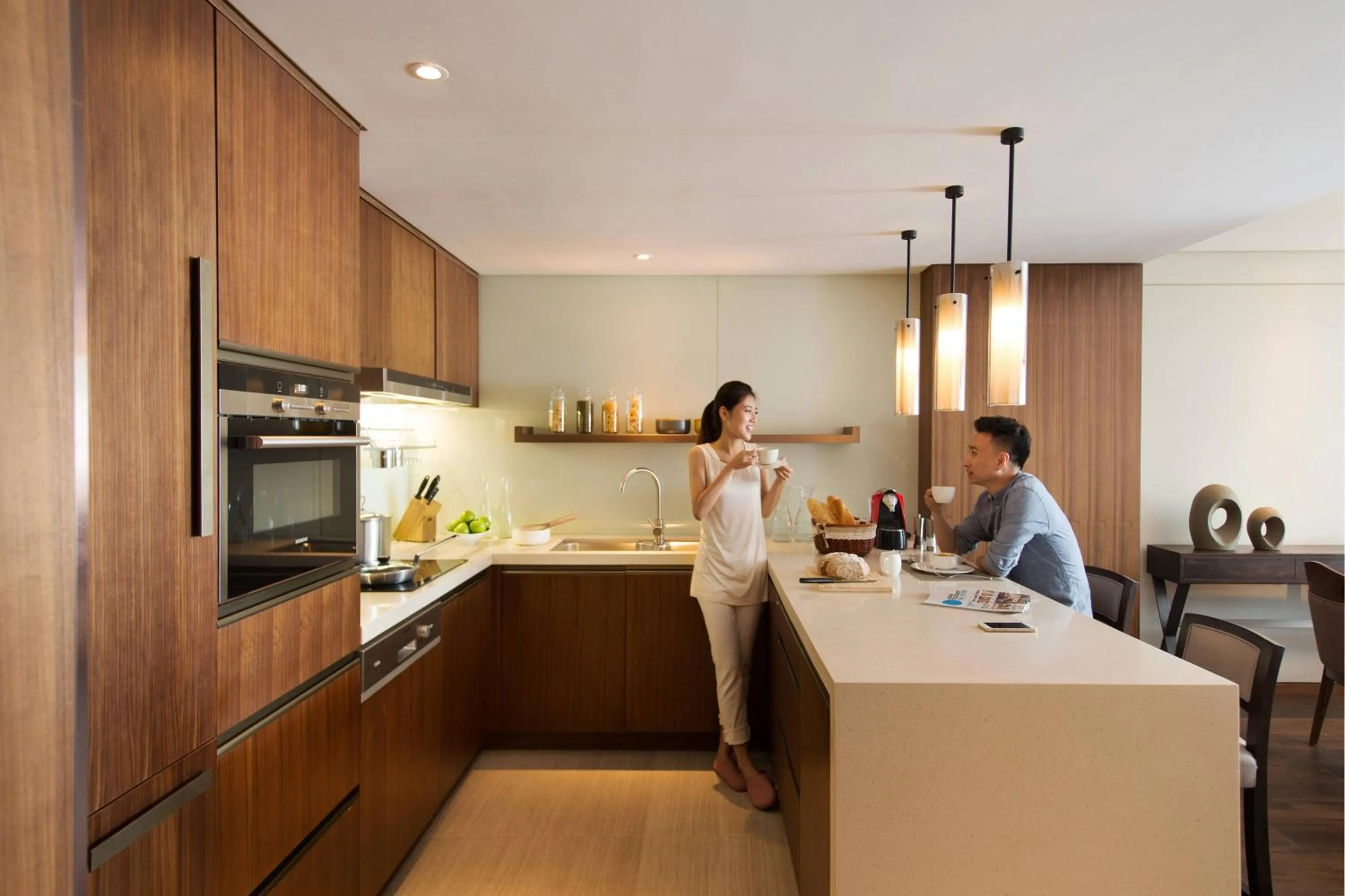 Bedroom in Marriott Executive Apartments Tianjin TEDA