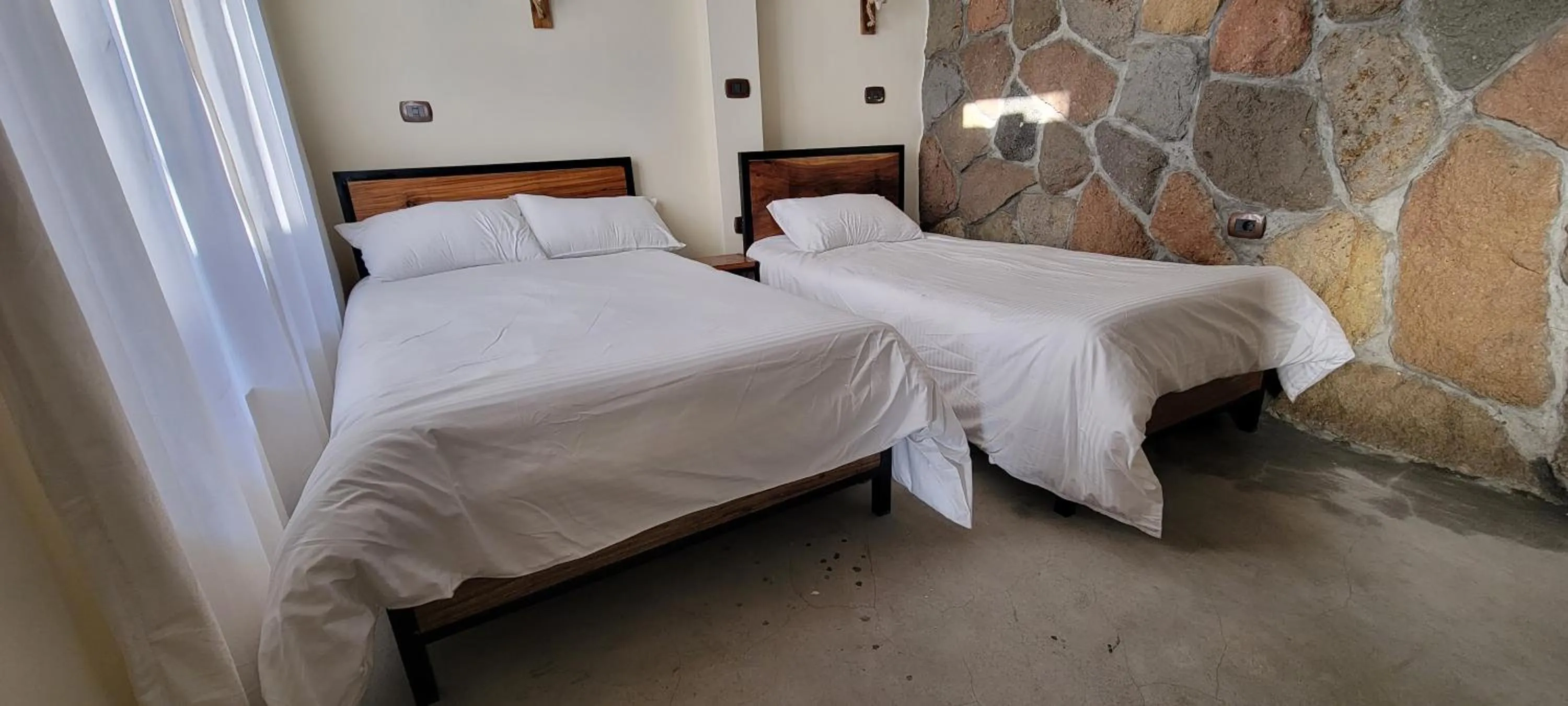 Bed in Lalibela Homestay