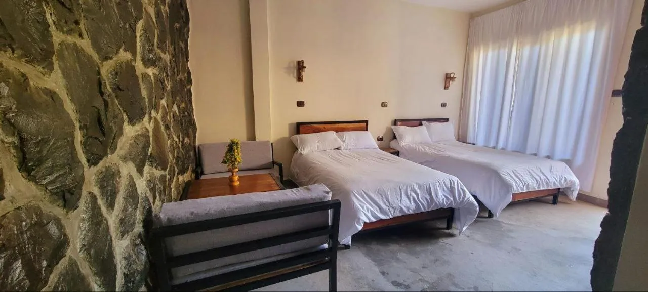 Bed in Lalibela Homestay