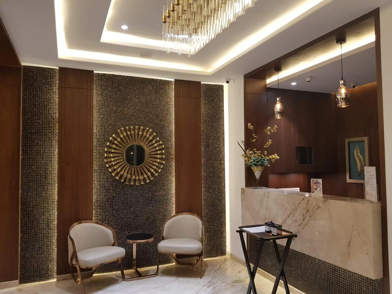 Lobby or reception in Shourya Residency