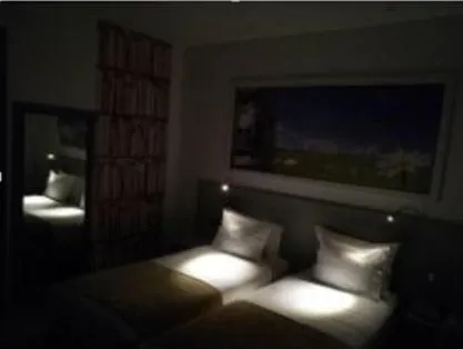 View (from property/room), Bed in Hotel José Régio