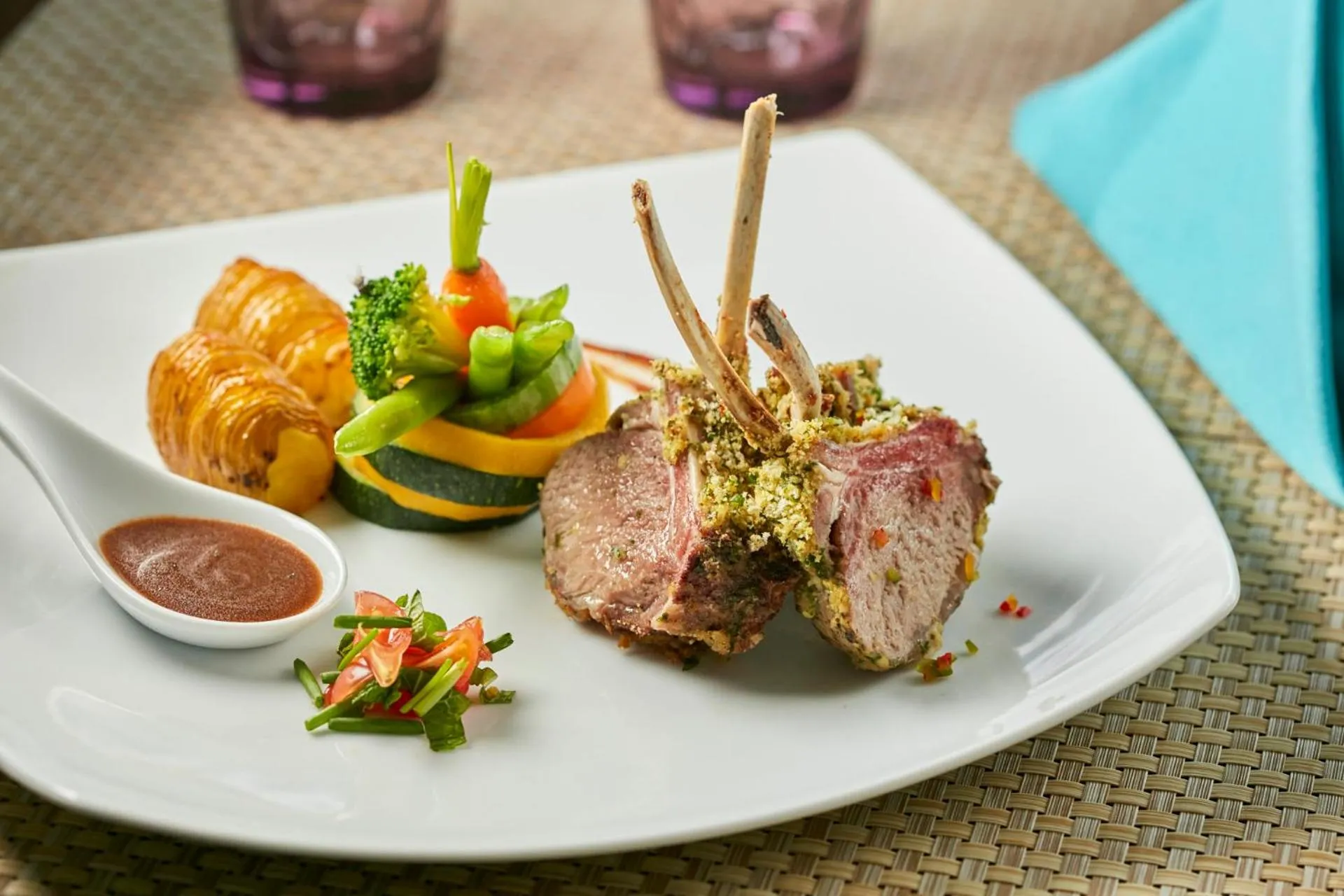 Food and drinks in The Calm Resort & Spa