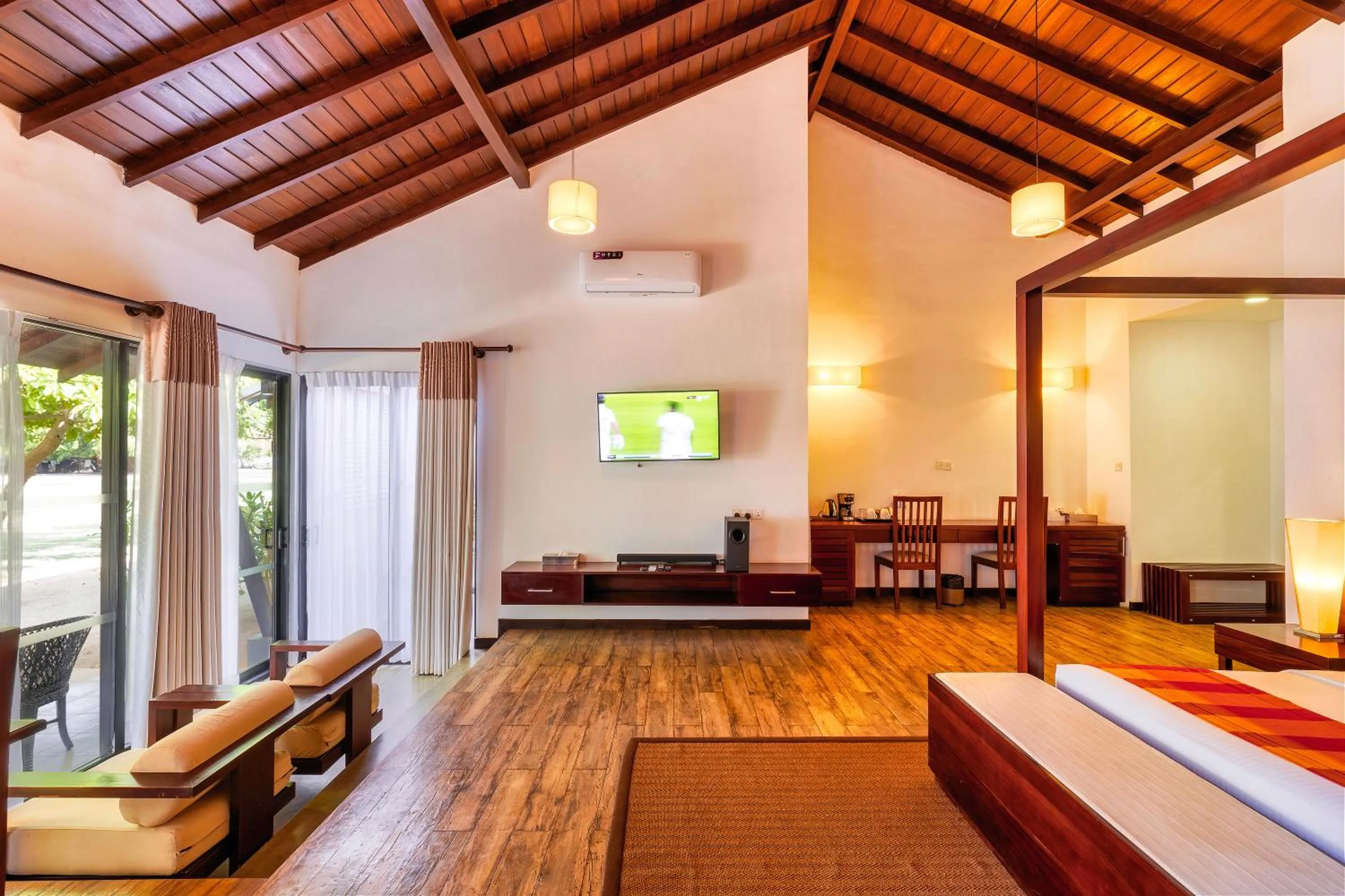 Photo of the whole room, Bed in The Calm Resort & Spa