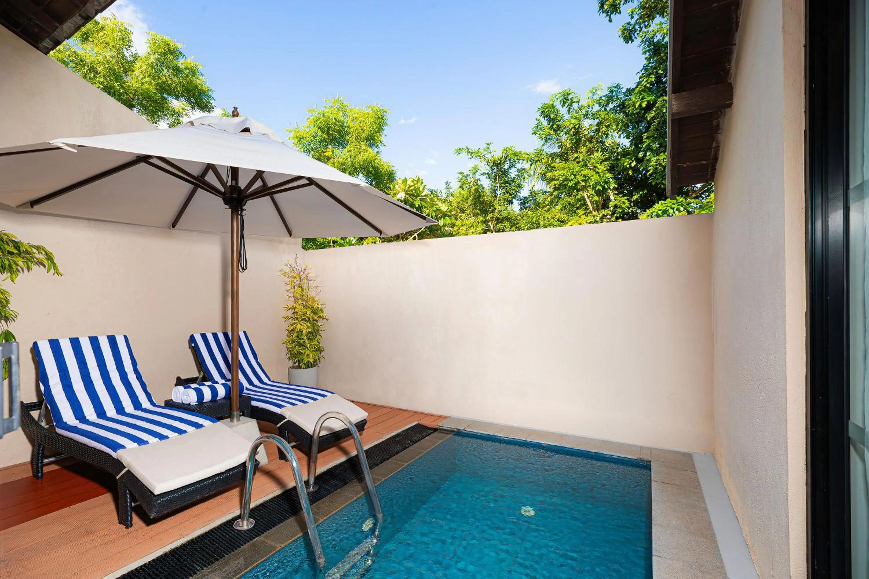 Pool view in The Calm Resort & Spa