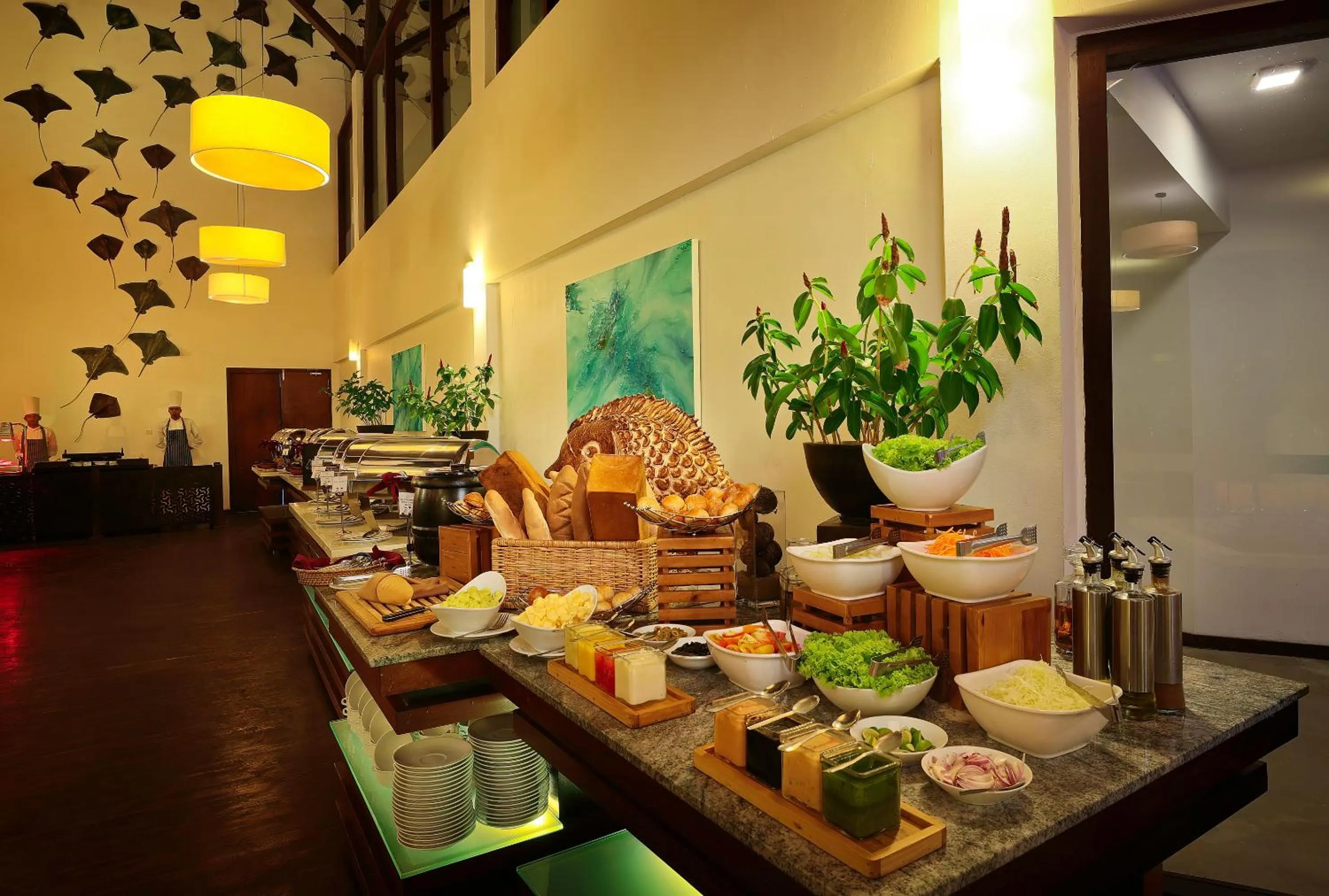 Restaurant/places to eat in The Calm Resort & Spa