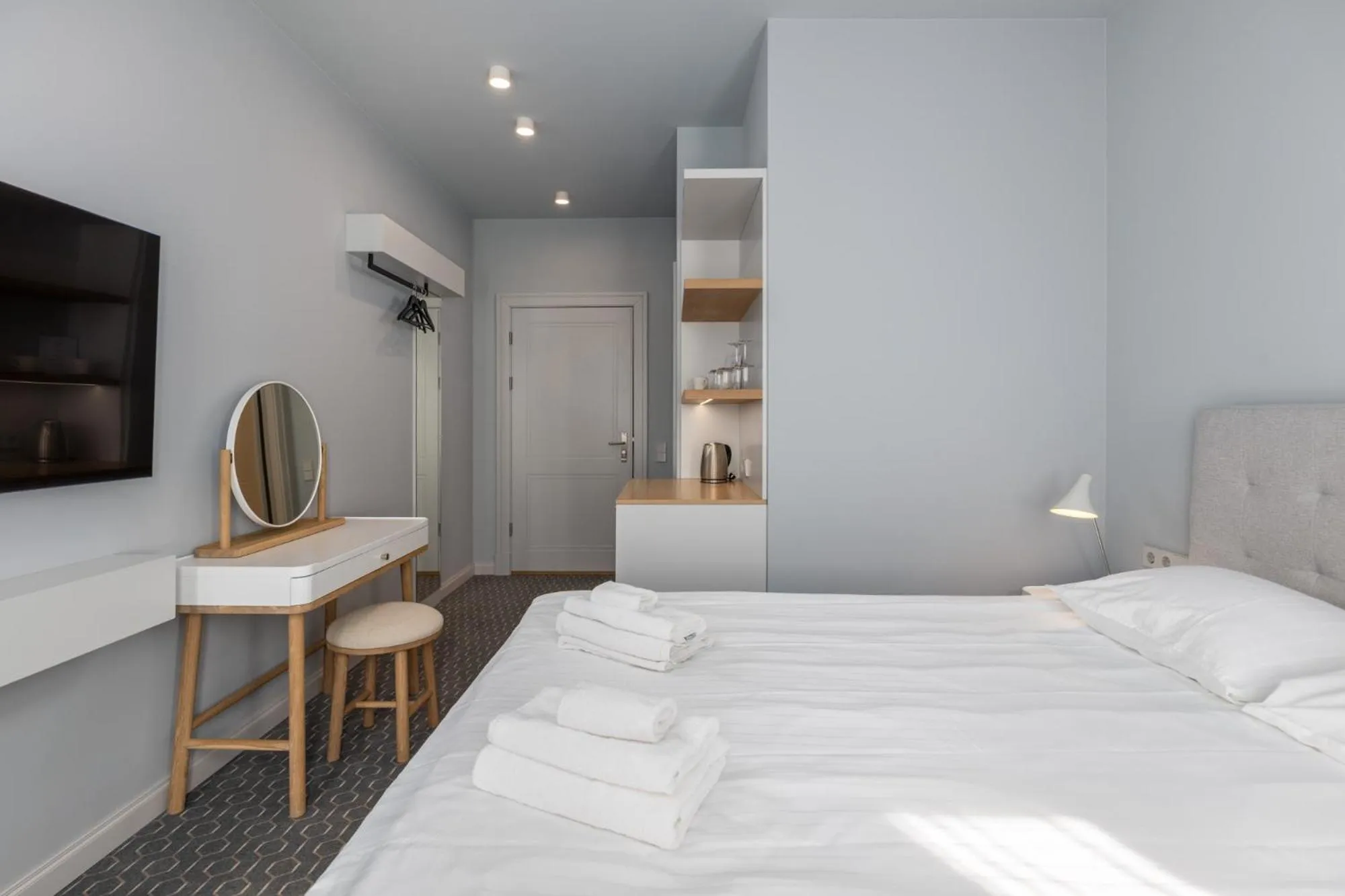 Bed in Roze Park Rooms