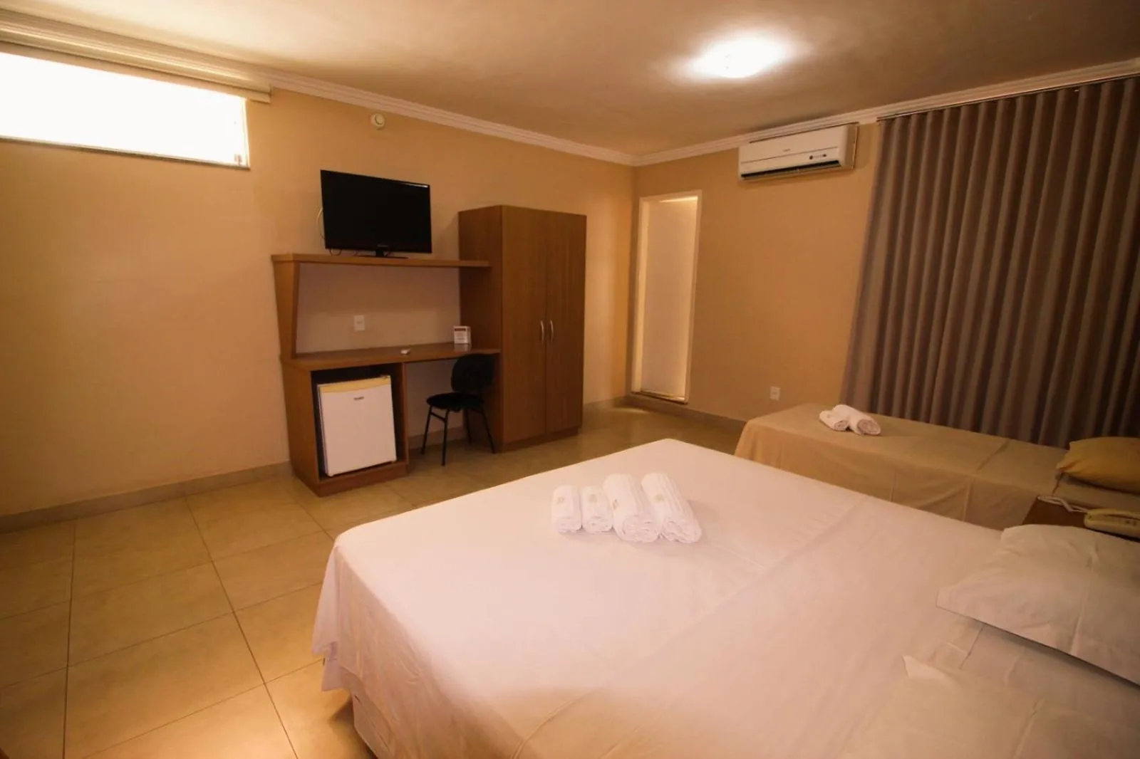 Bed in Hotel Regina Muriaé