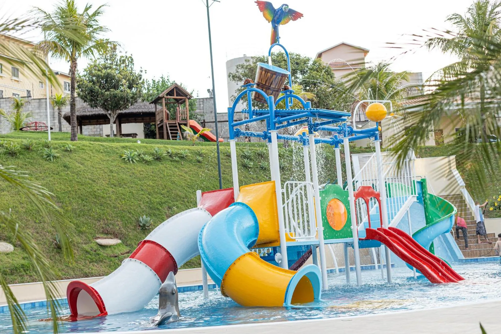 Swimming pool in Vinhedo Plaza Hotel