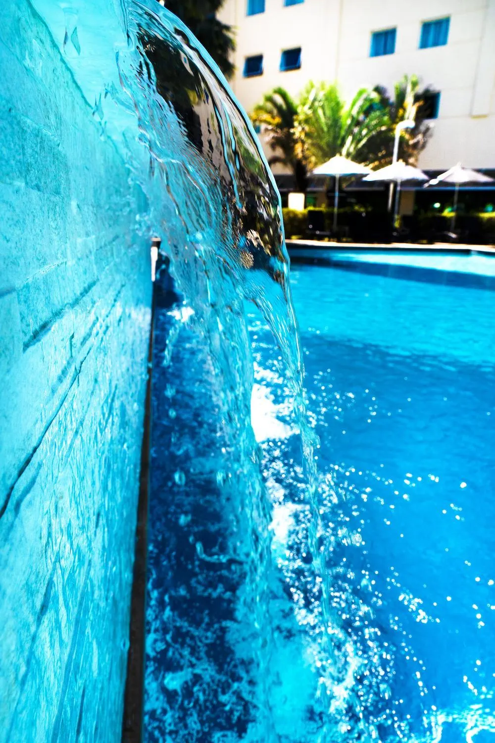 Swimming pool in Vinhedo Plaza Hotel