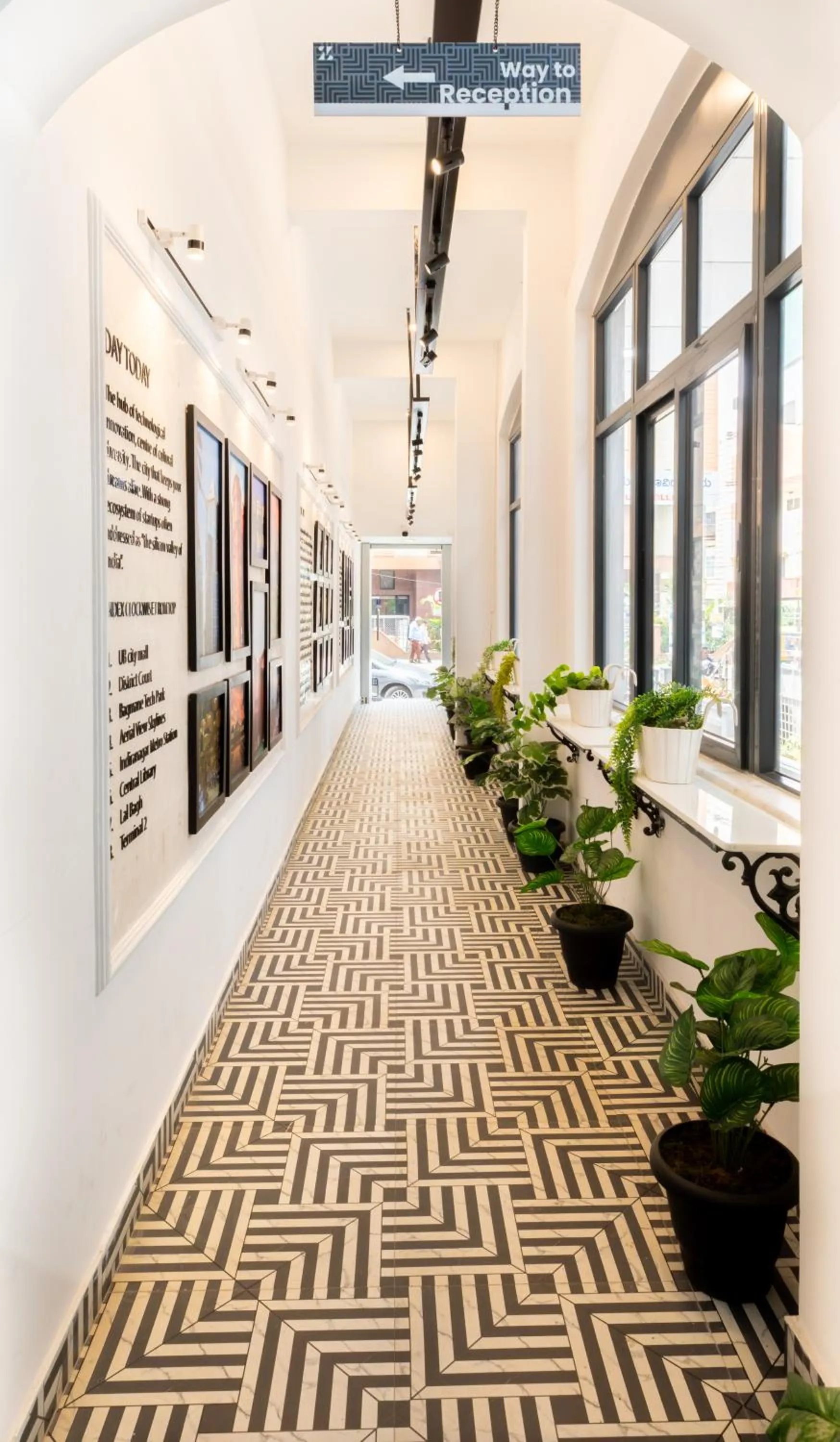 Lobby or reception in HZ Bangalore Stories