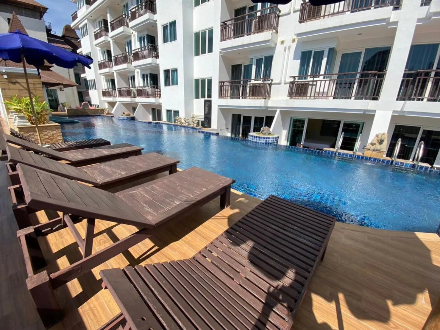Swimming pool in Royal Heritage Pavilion, Jomtien