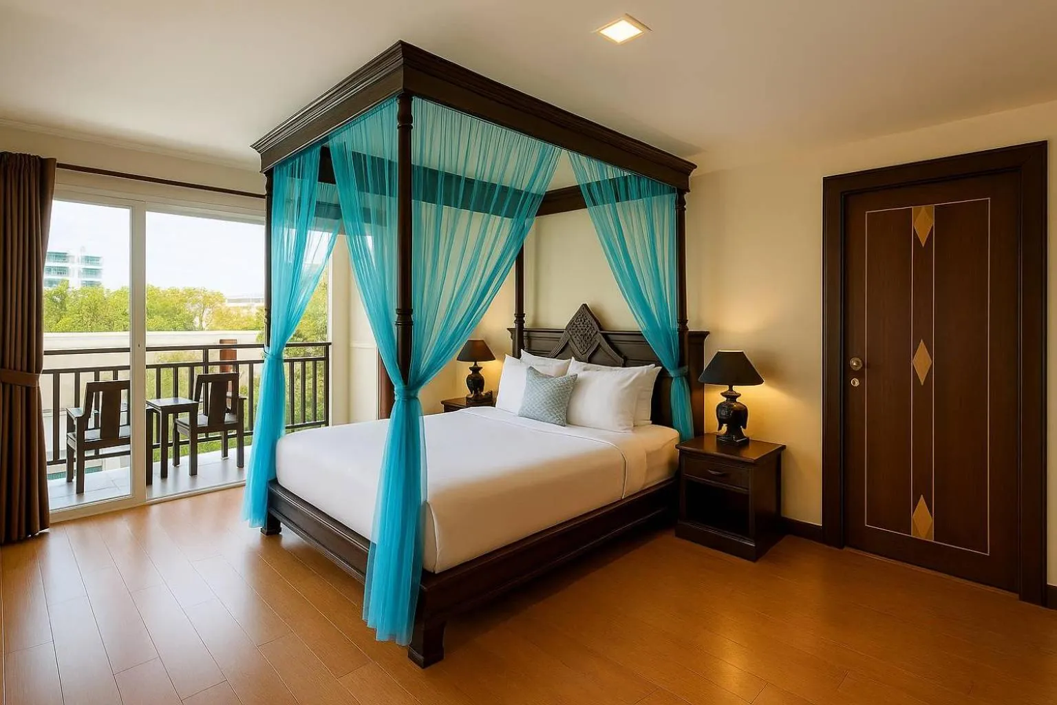 Bed in Royal Heritage Pavilion, Jomtien