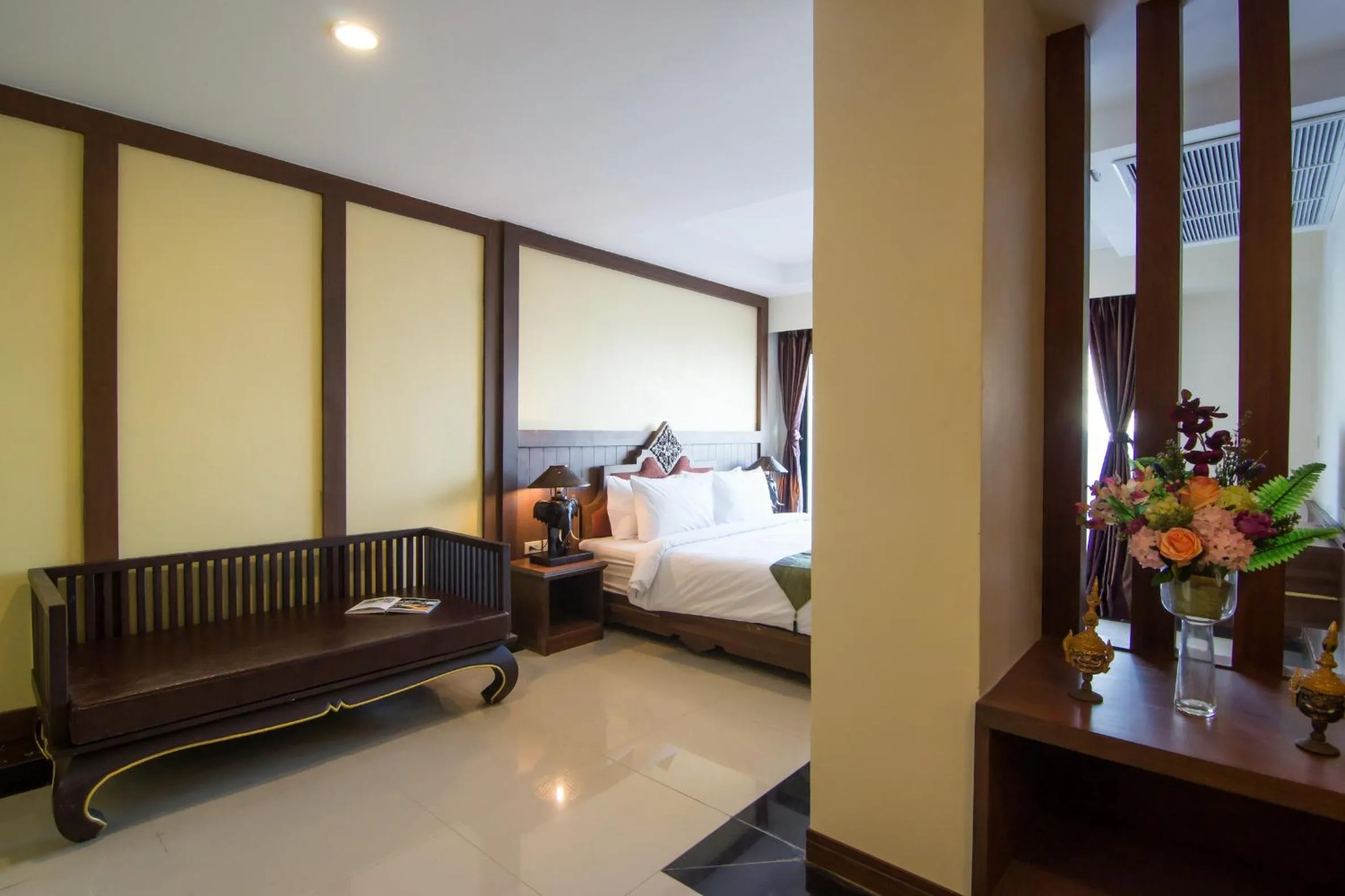 Bedroom, Bed in Royal Heritage Pavilion, Jomtien
