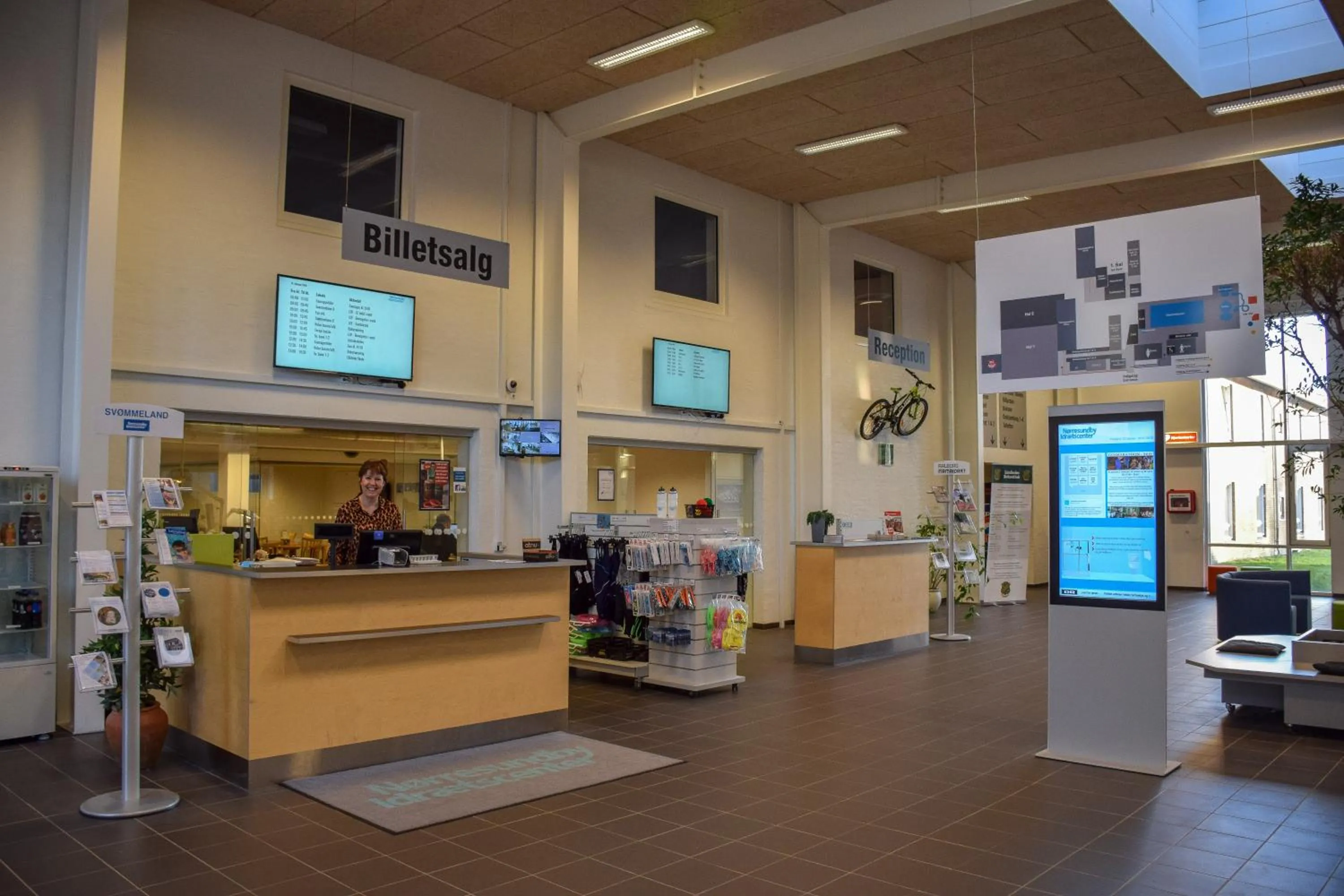 Lobby or reception in Danhostel Nørresundby Skansen