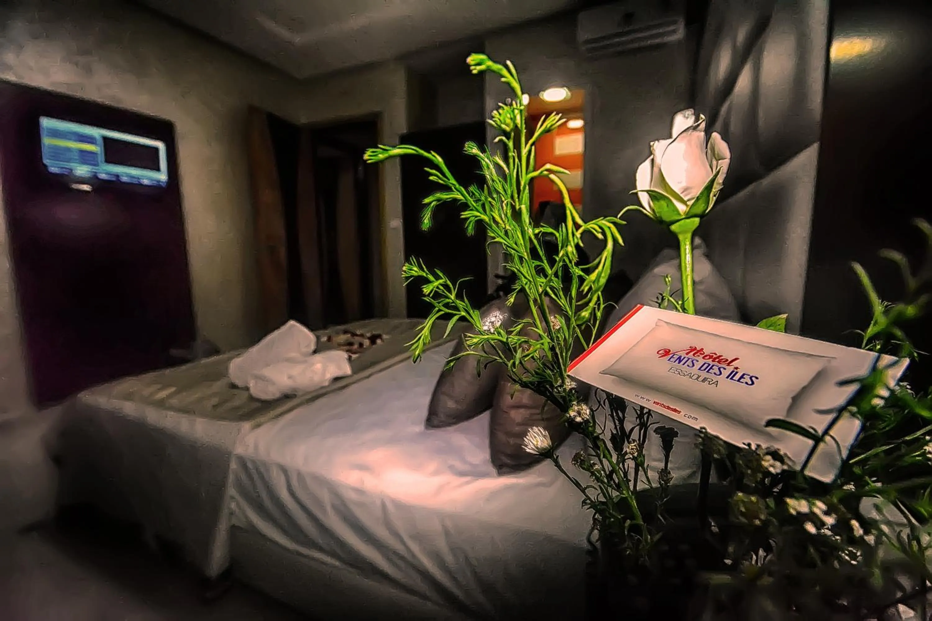 Property logo or sign, Bed in Hotel Vents Des Iles