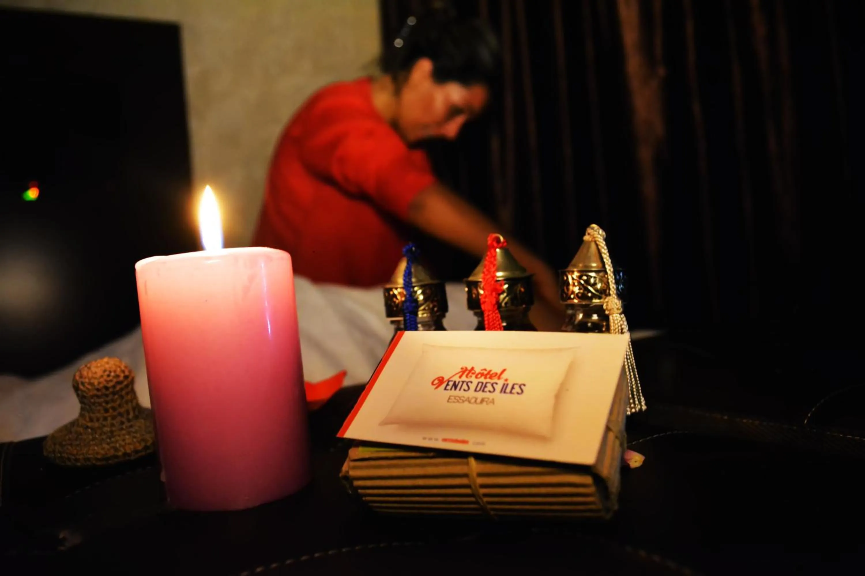 People in Hotel Vents Des Iles