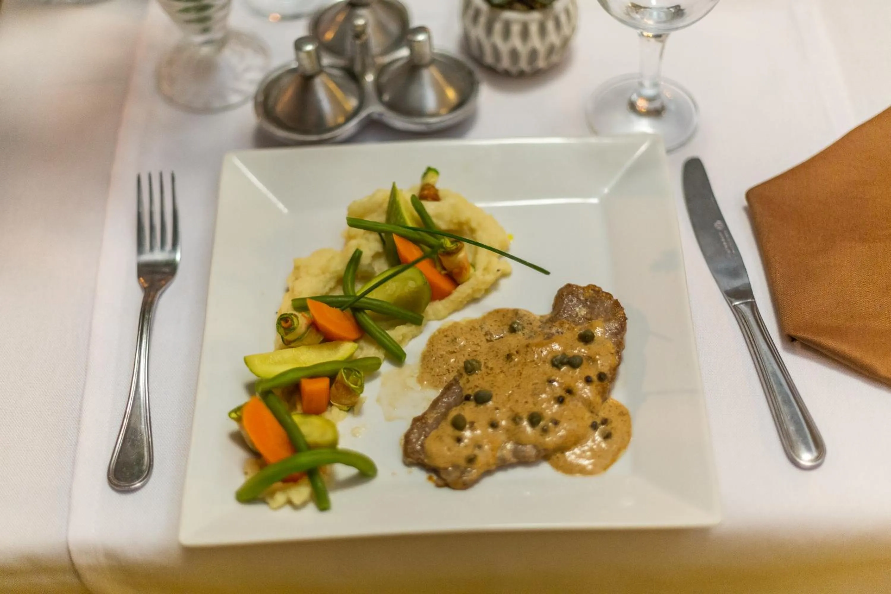 Food and drinks in Hotel Vents Des Iles