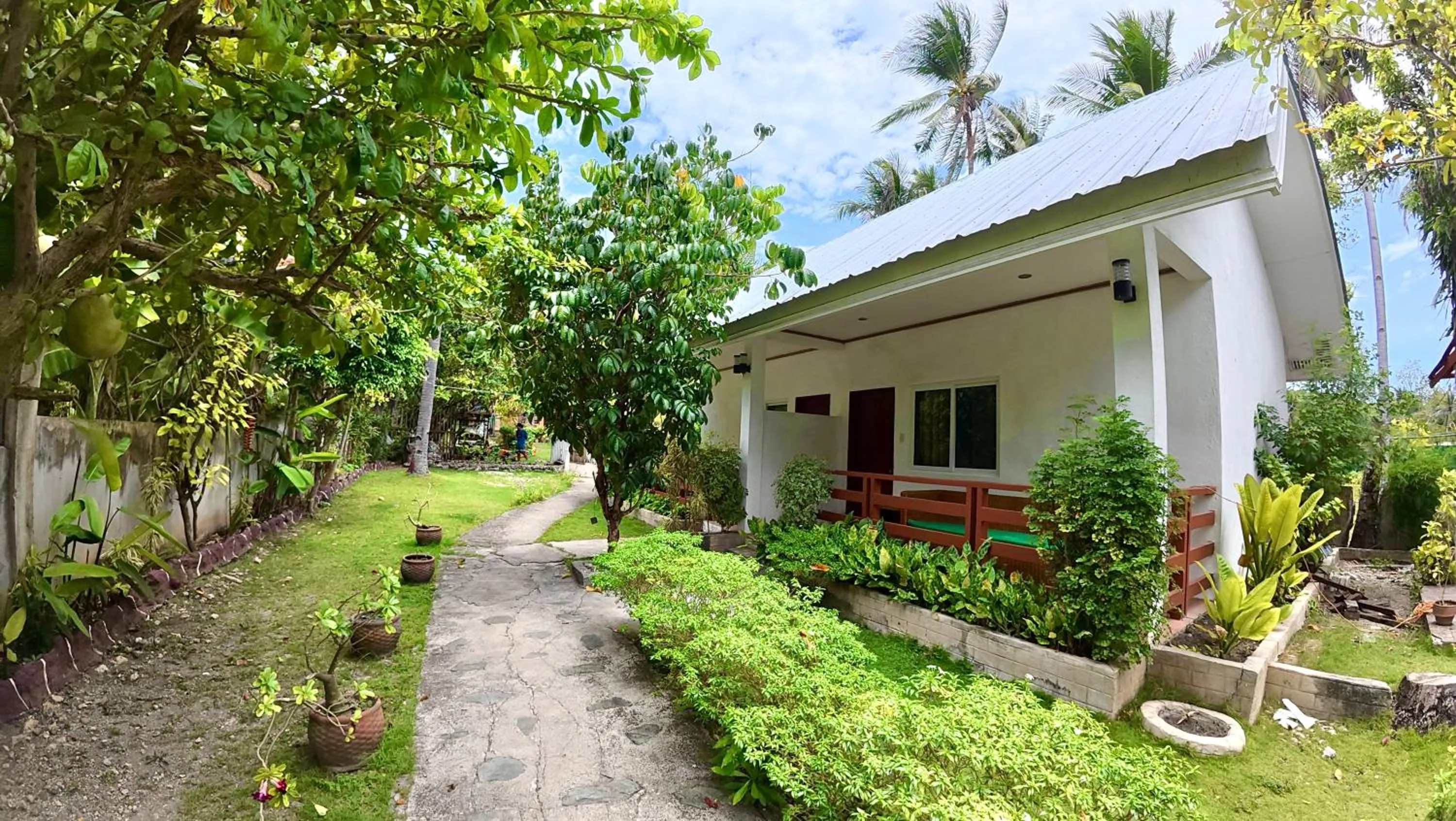 Garden view in The Lighthouse Resort