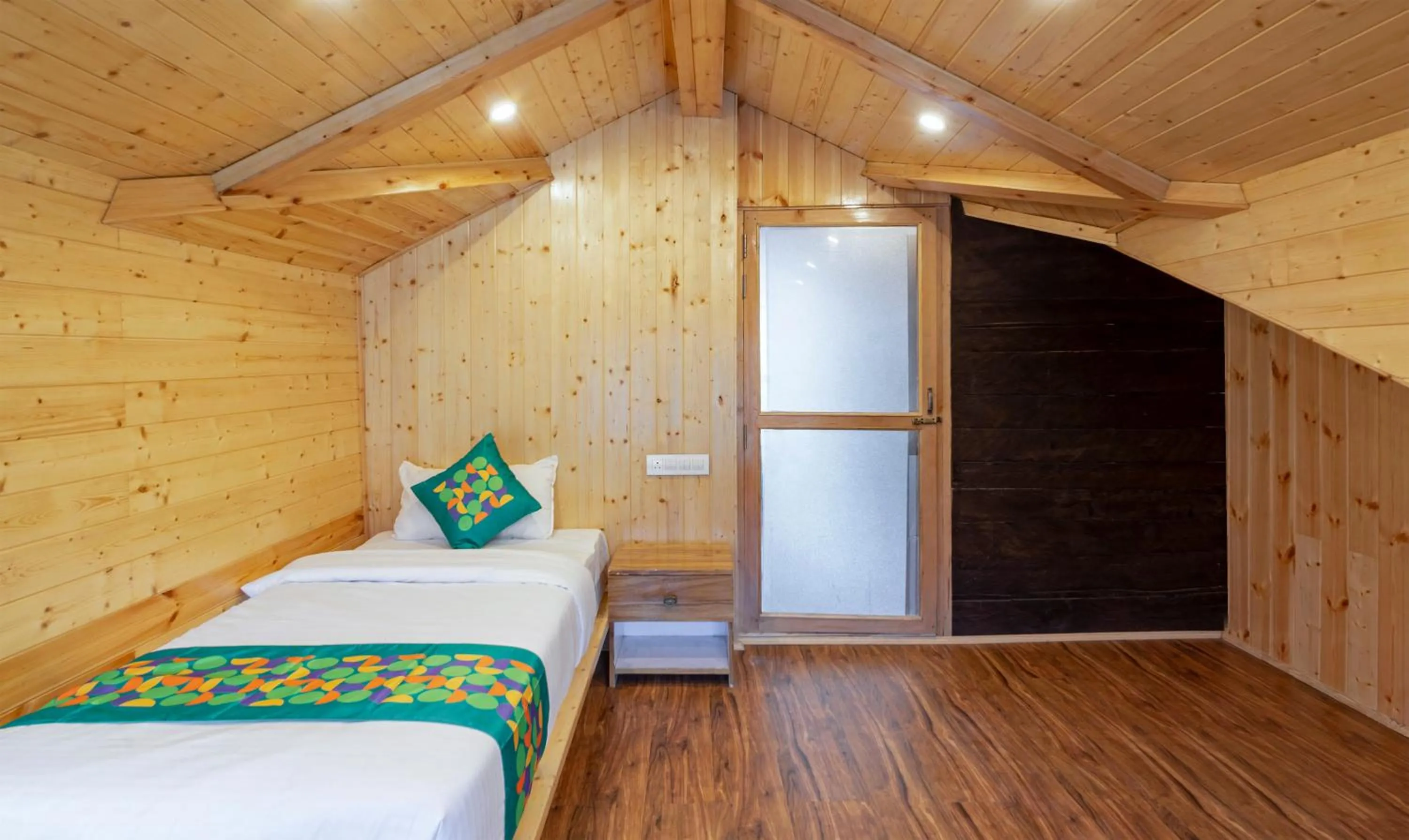 Bedroom, Bed in Treebo M R Villa