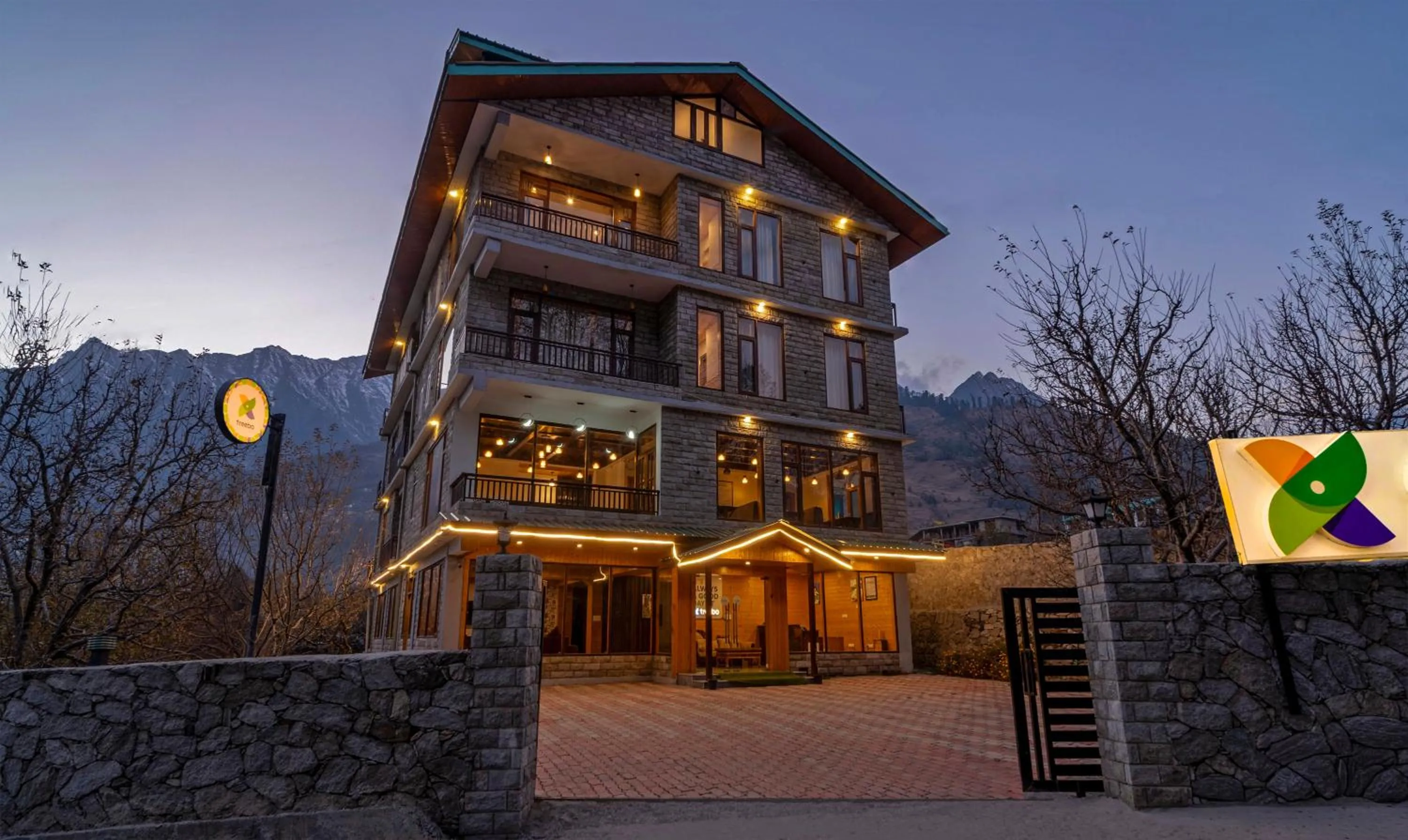 Property building in Treebo M R Villa