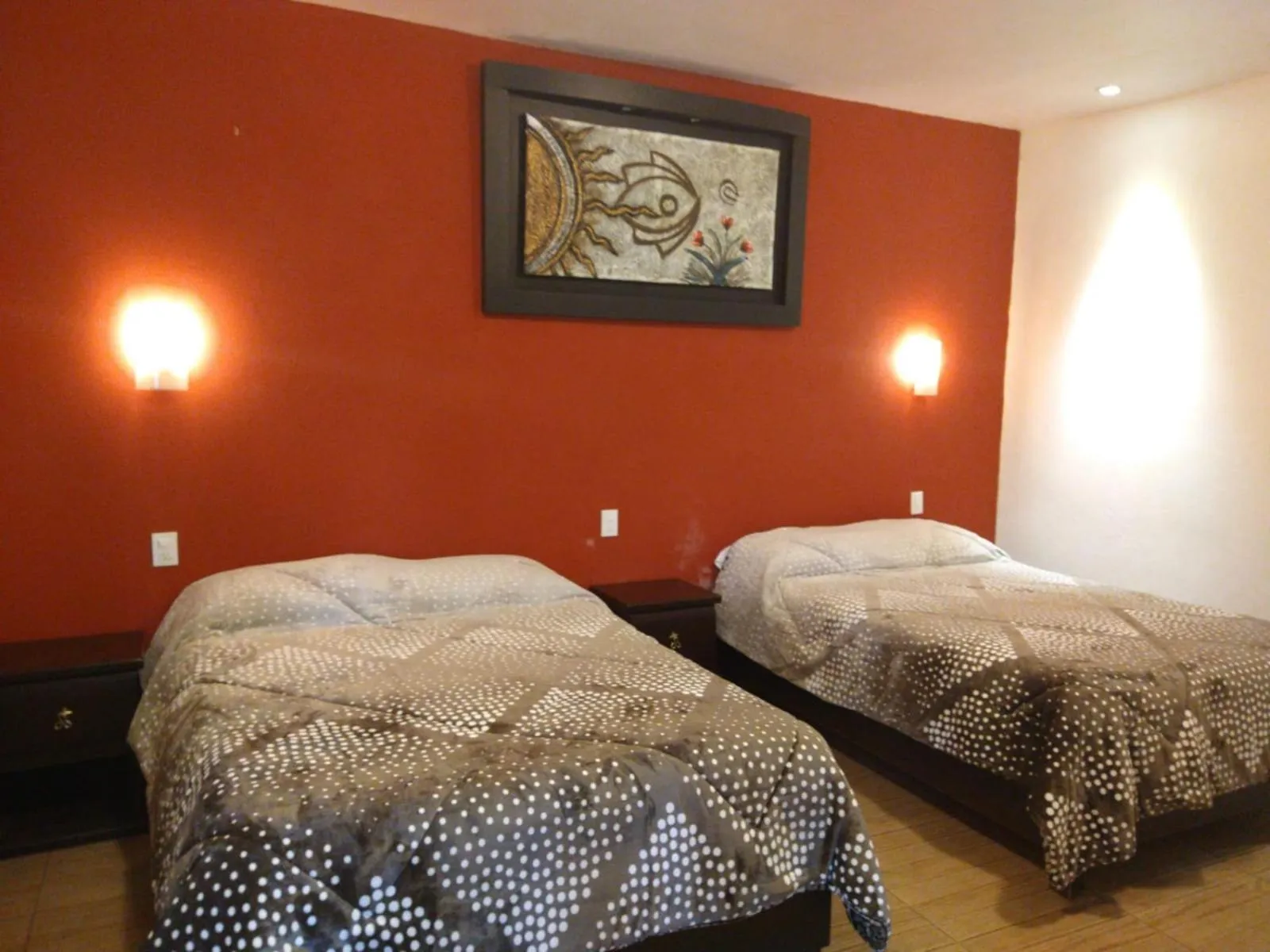 Bed in Telpochcalli Hotel & Temazcal