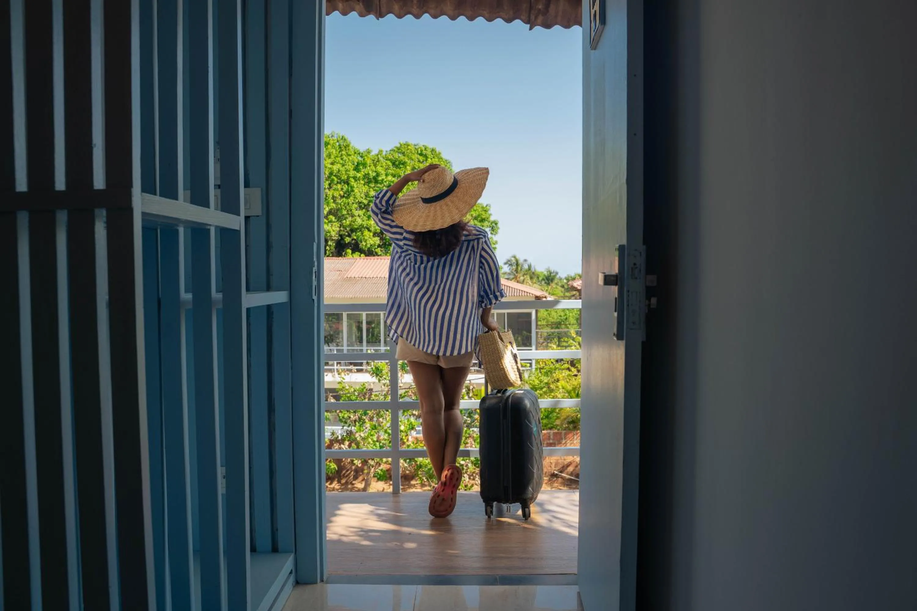 Balcony/Terrace in Perfectstayz Koko Maya 5 mins walk to beach