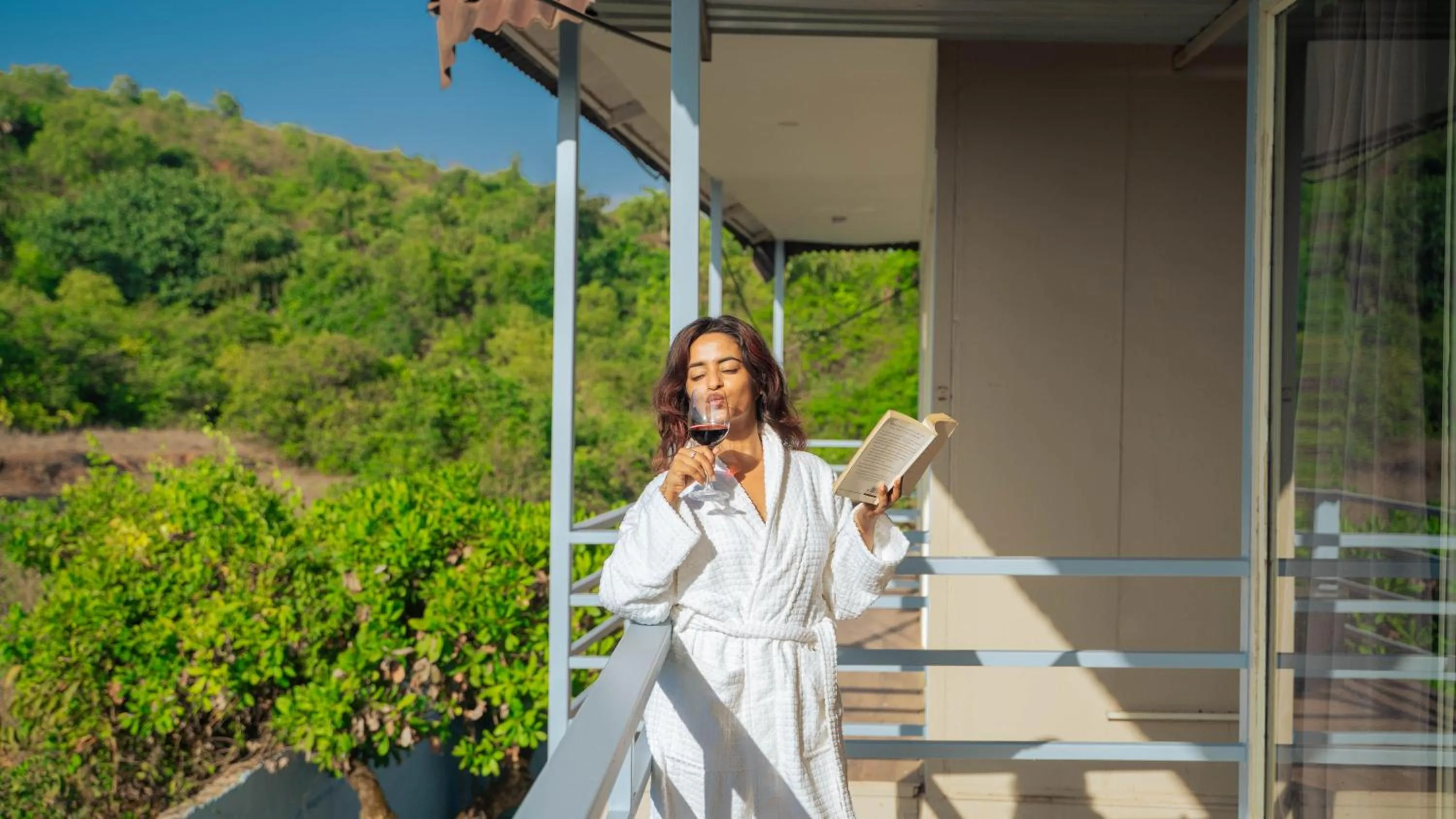 Balcony/Terrace in Perfectstayz Koko Maya 5 mins walk to beach