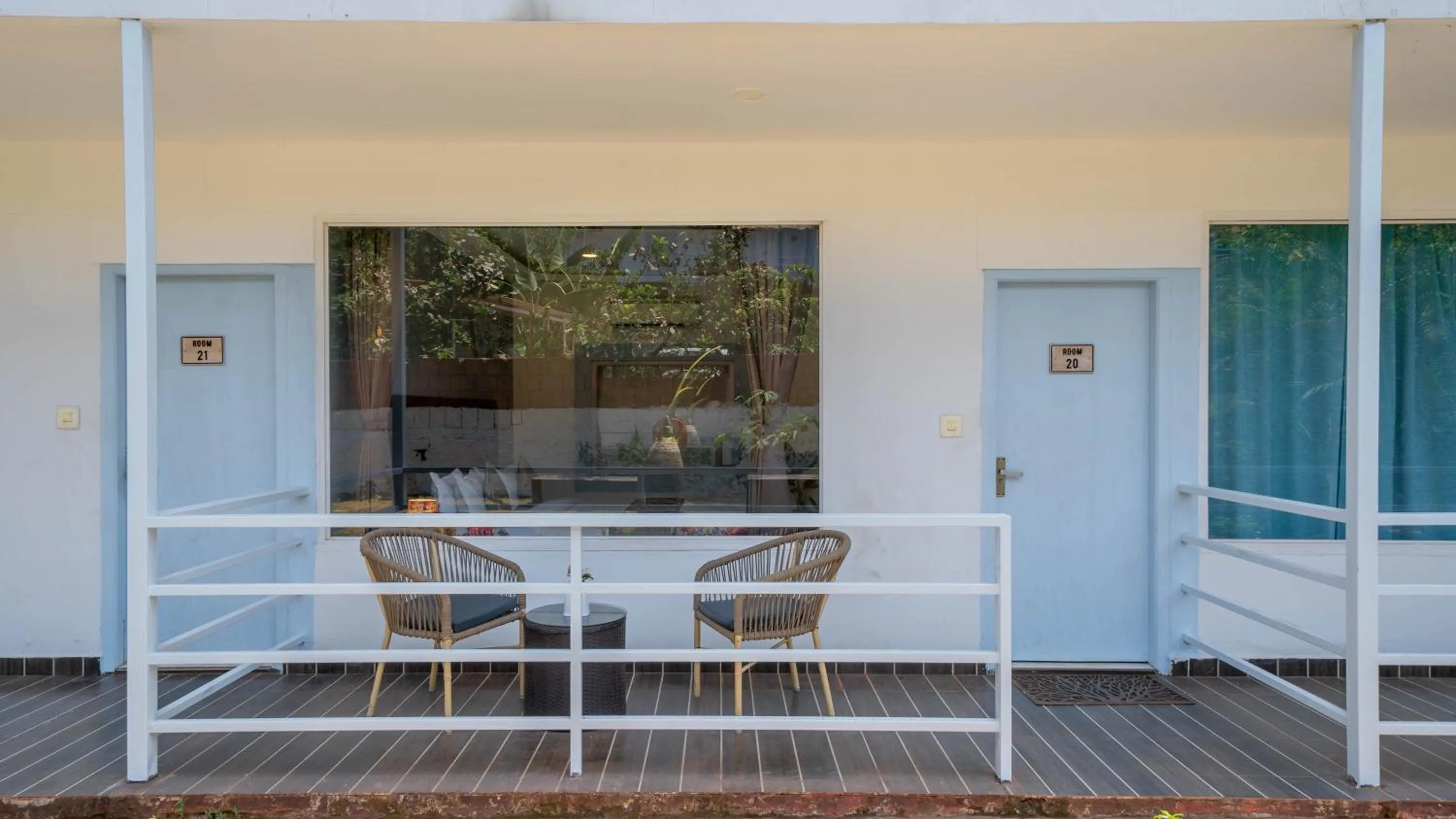Balcony/Terrace in Perfectstayz Koko Maya 5 mins walk to beach