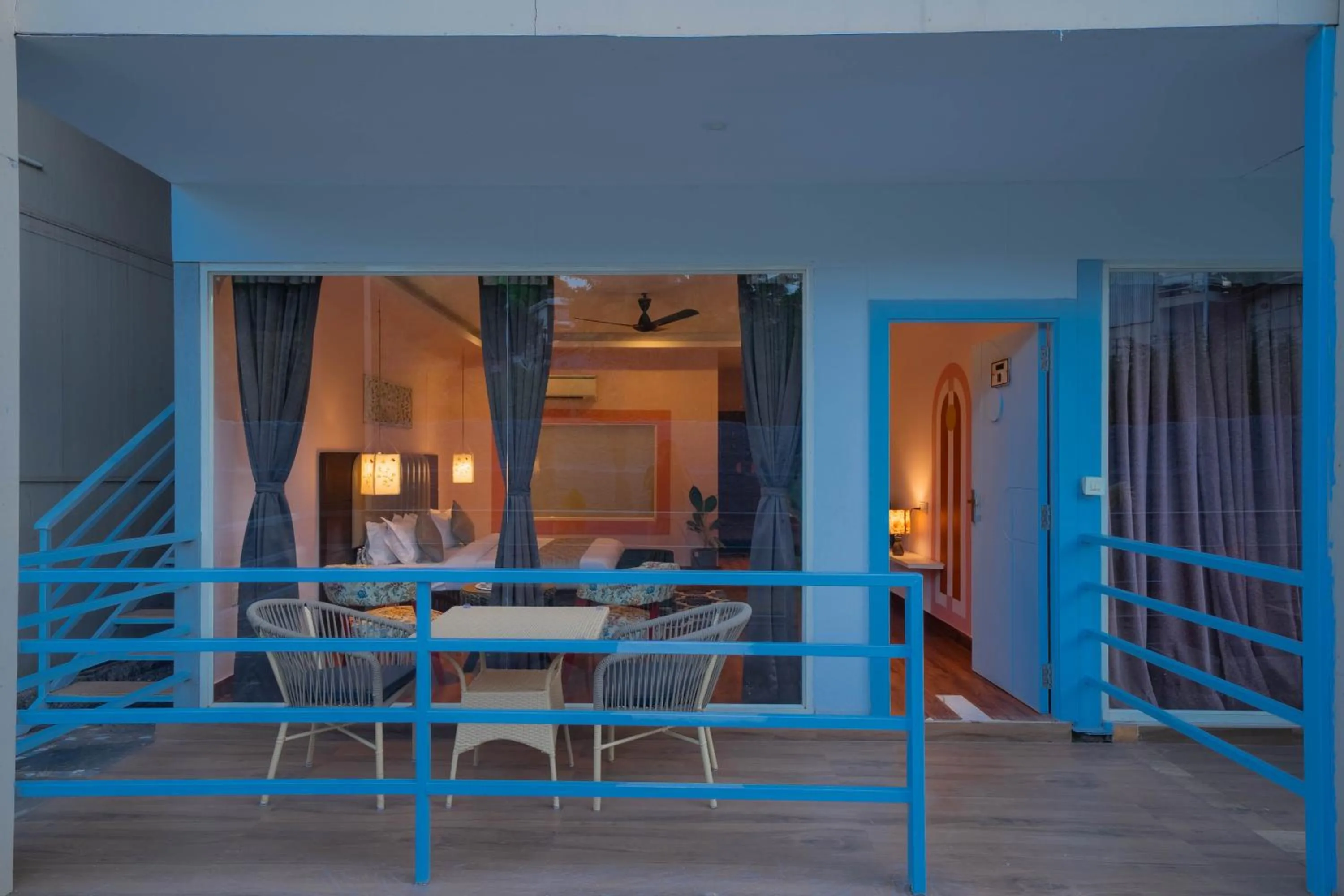Balcony/Terrace in Perfectstayz Koko Maya 5 mins walk to beach