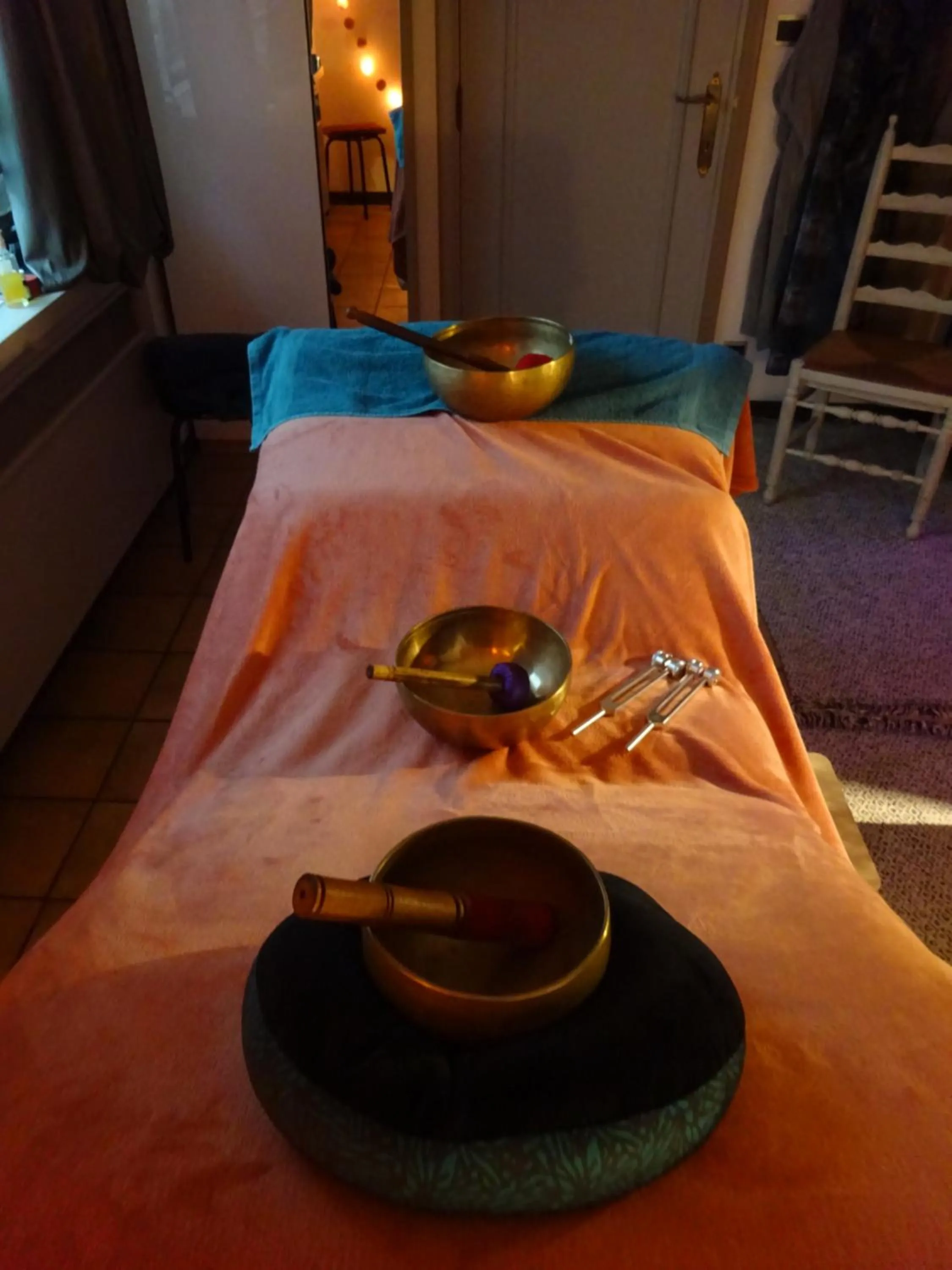 Massage, Bed in A L'inattendue